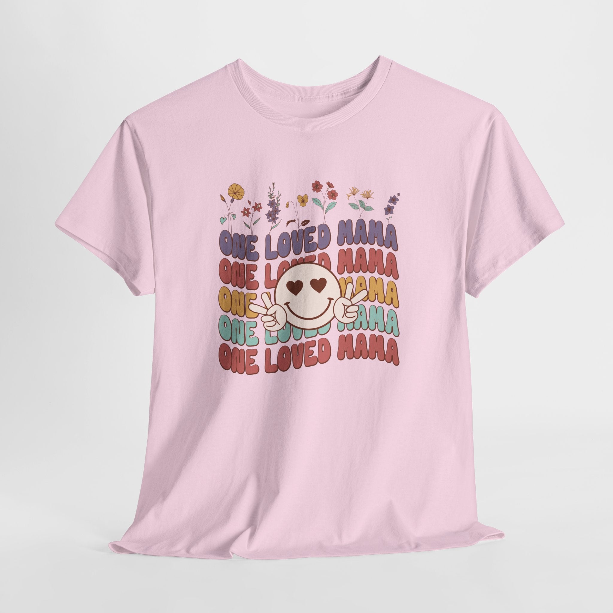 Moederdag Mama Cadeau - T-shirt - One Loved Mama - Oversized - #52