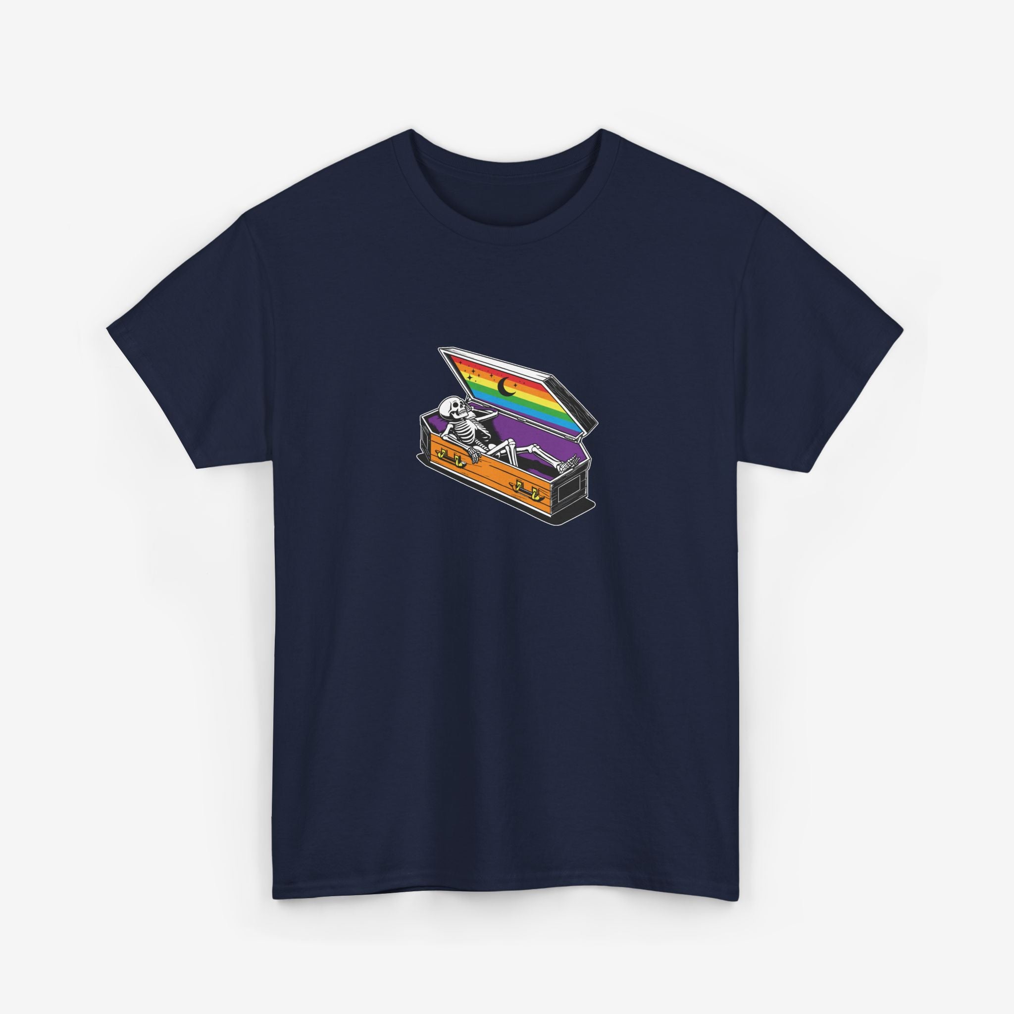 Gay Pride T-shirt - Skeleton Coffin | SkrrtShirt