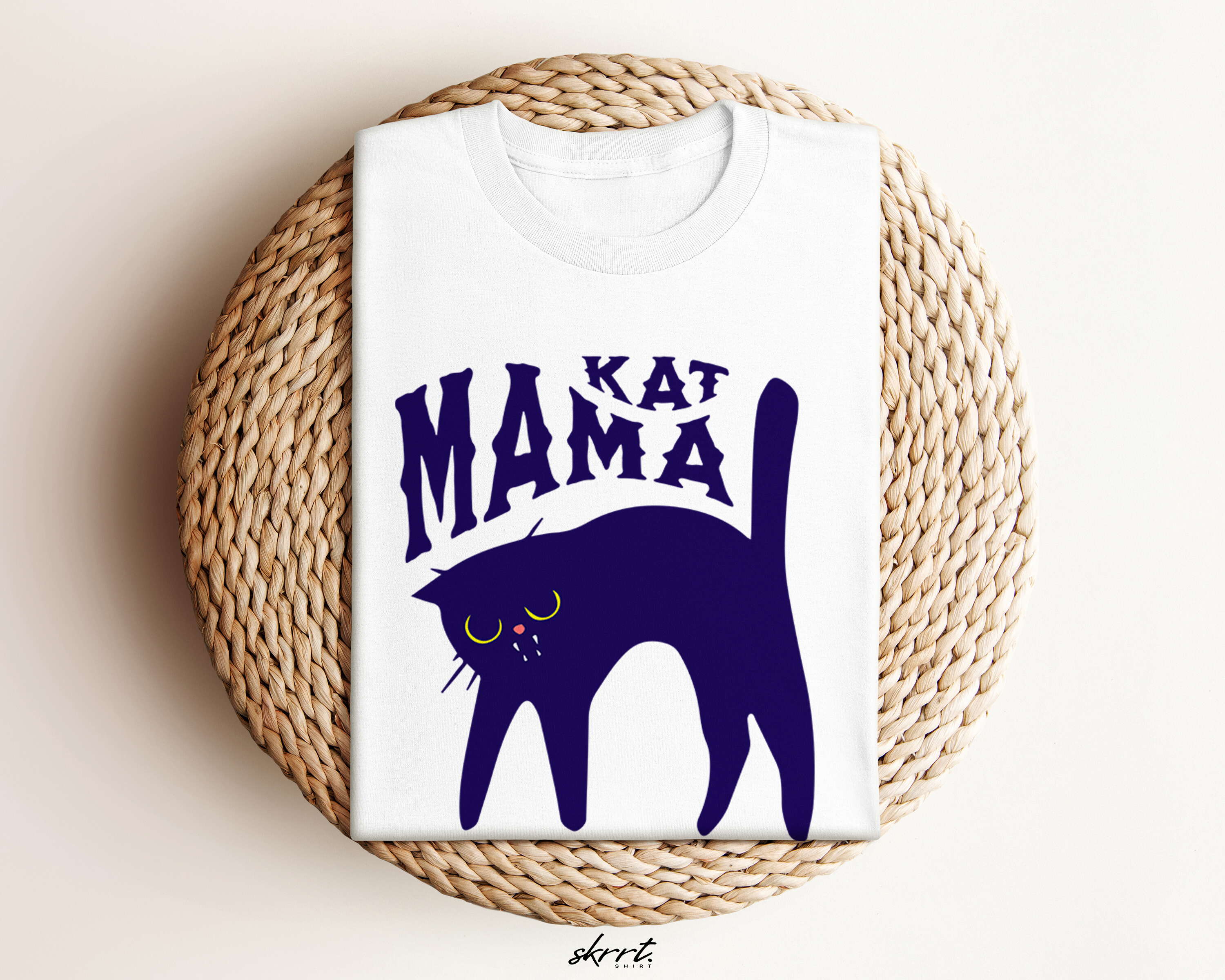 Moederdag Mama Cadeau - T-shirt - Kat Mama - Oversized - #79