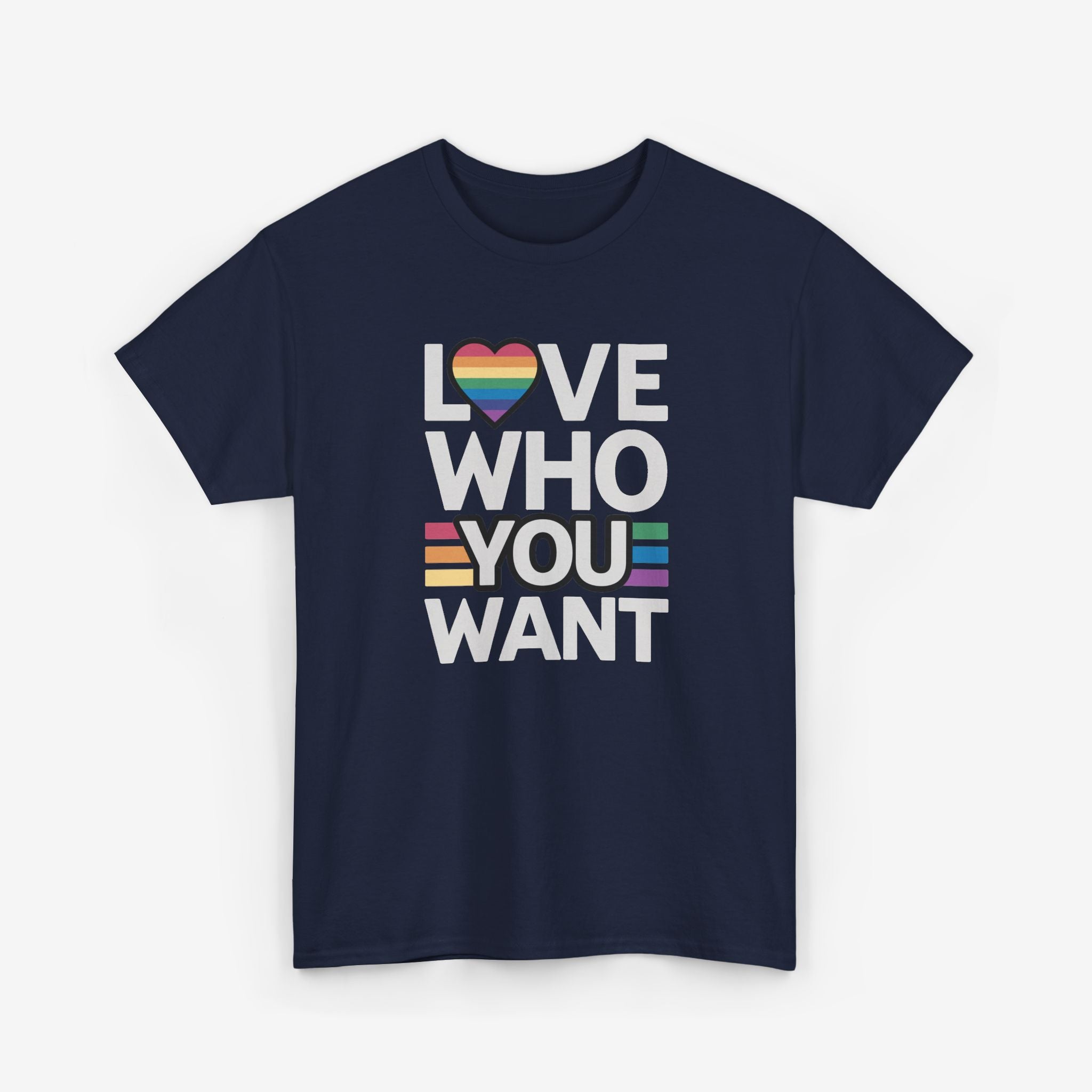 Gay Pride T-shirt - Love Who You Want | SkrrtShirt