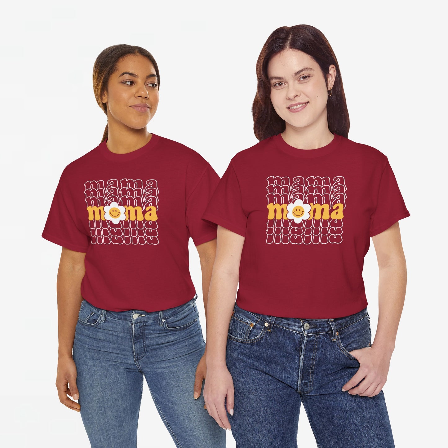 Moederdag Mama Cadeau - T-shirt - Happy Mama - Oversized - #33