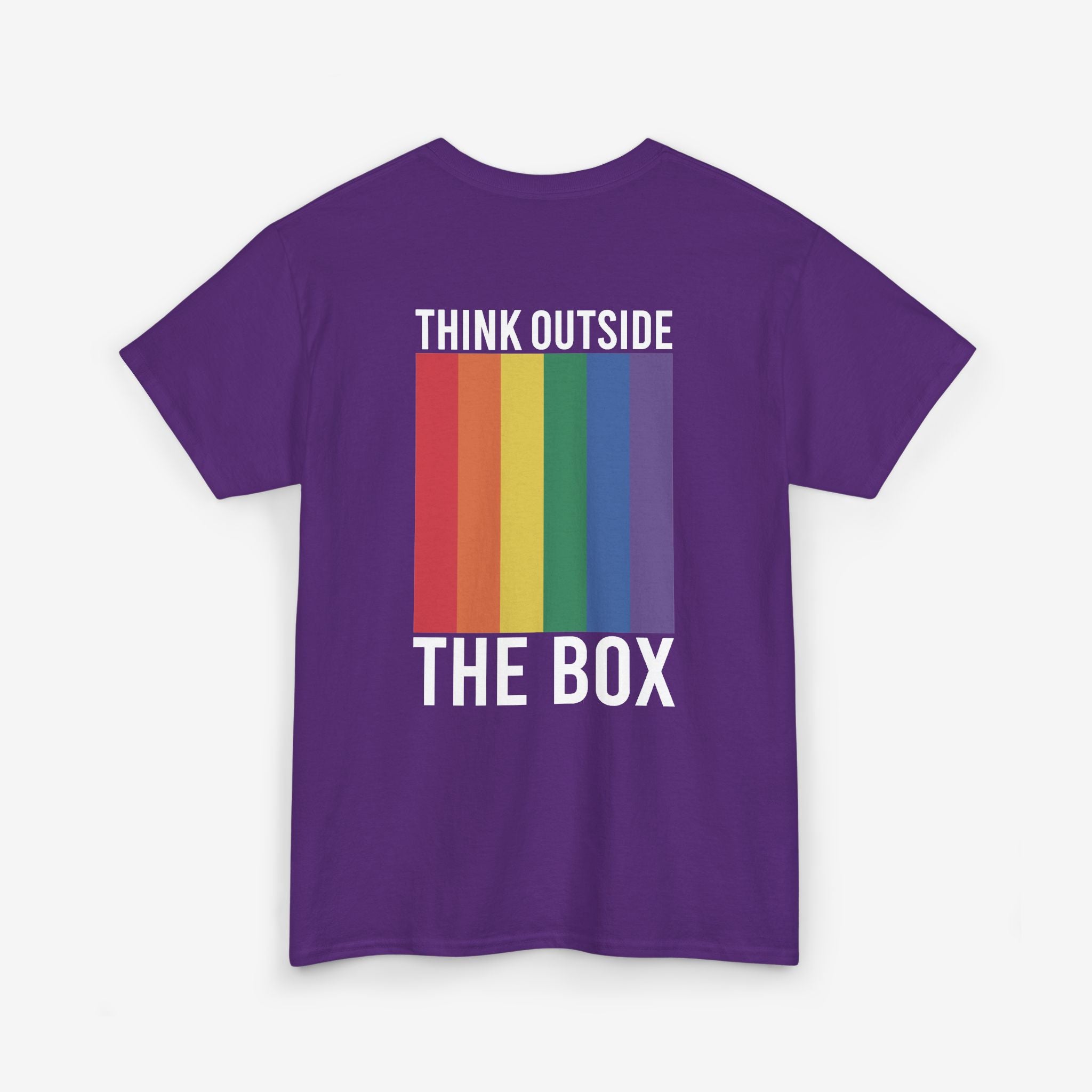 Gay Pride T-shirt - Think Outside The Box | SkrrtShirt