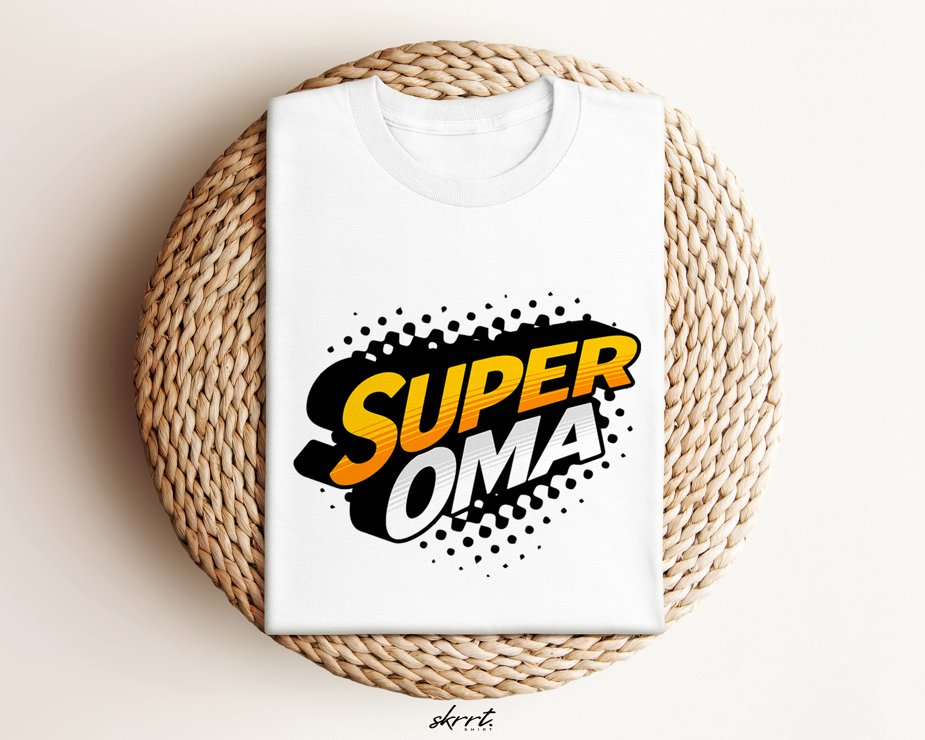 Moederdag Mama Cadeau - T-shirt - Super Oma - Oversized - #81