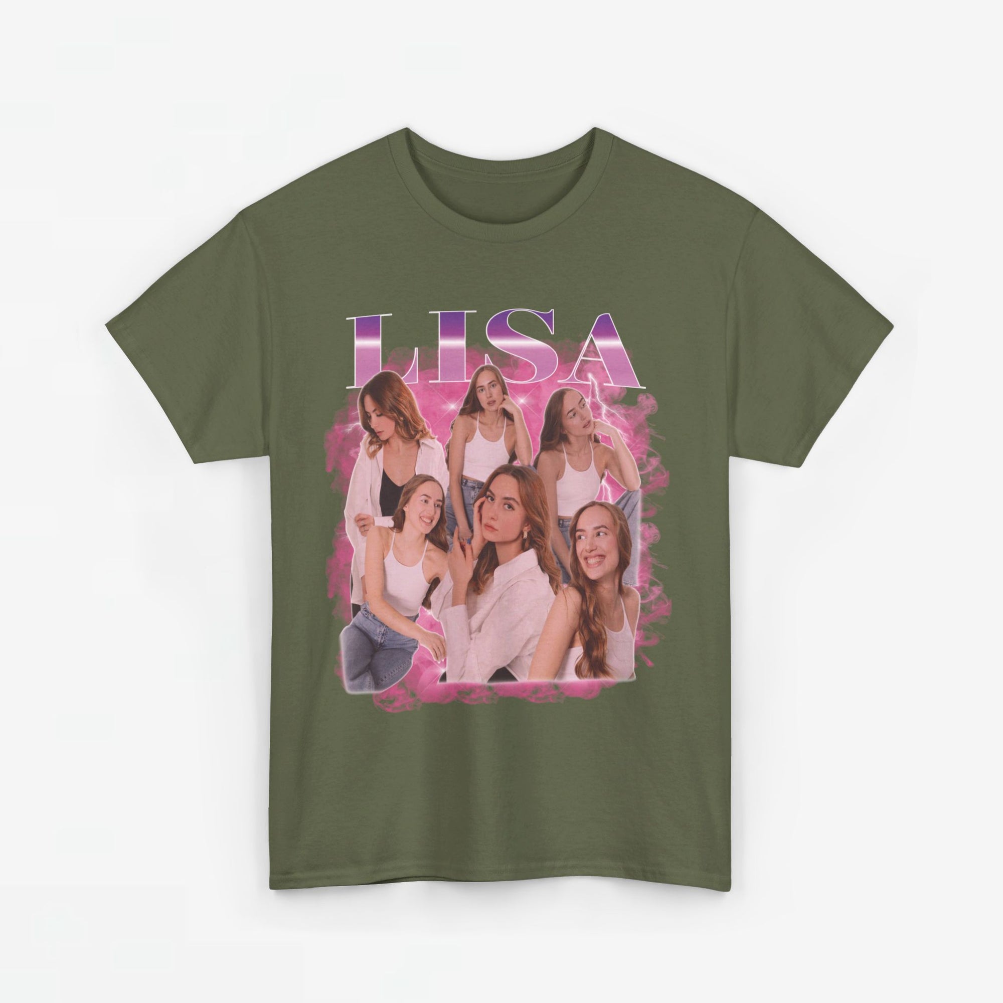 Gepersonaliseerde Cadeau - Vriendin/Vrouw Foto T-shirt - Grappige 90s Bootleg Shirt
