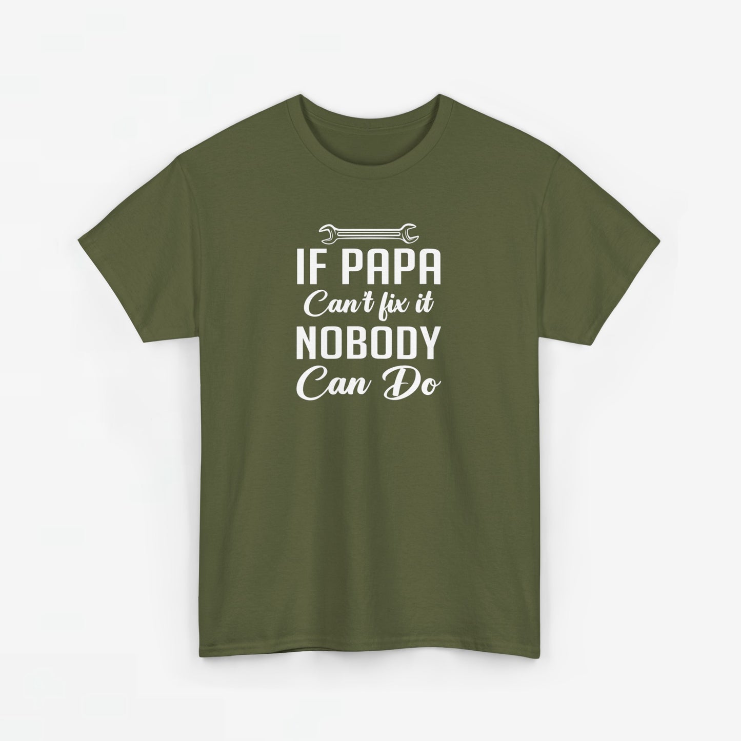 Vaderdag Papa Cadeau - T-shirt - If Papa can't fix it, nobody can do - Oversized #56