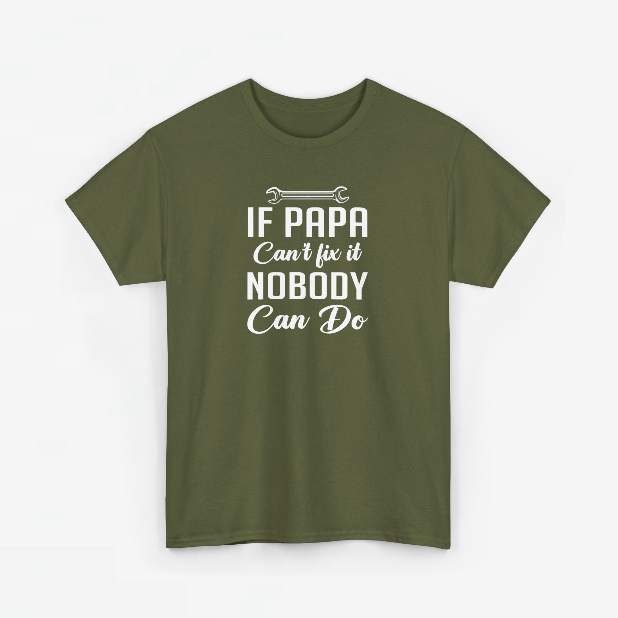 Vaderdag Papa Cadeau - T-shirt - If Papa can't fix it, nobody can do - Oversized #56