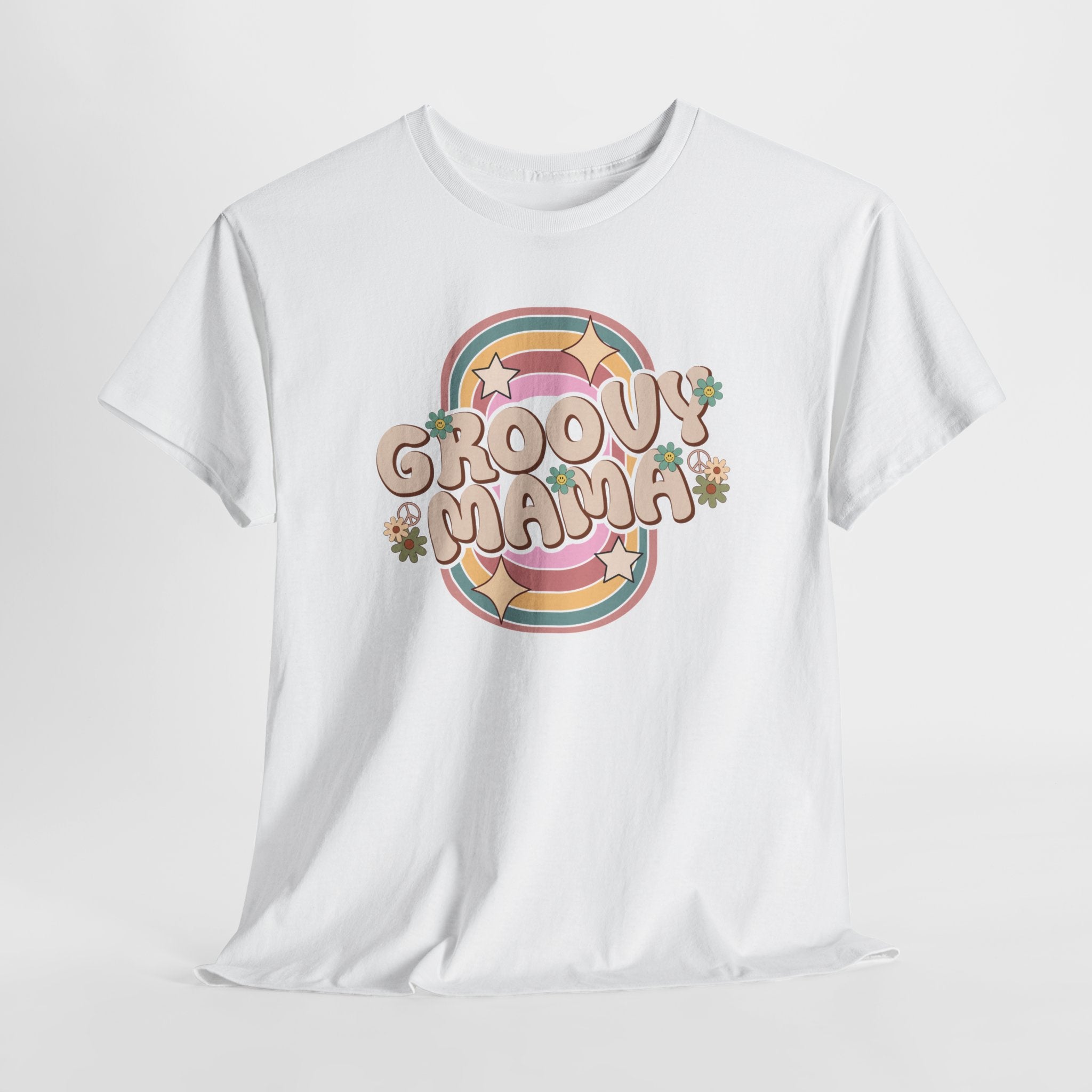 Moederdag Mama Cadeau - T-shirt - Groovy Mama - Oversized - #45