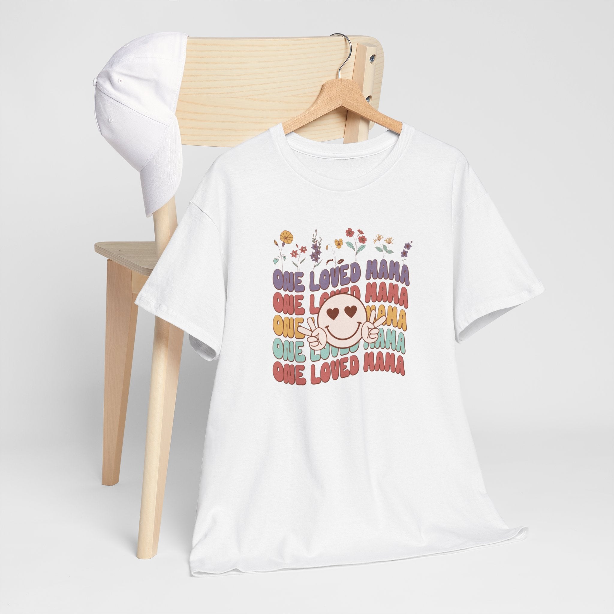 Moederdag Mama Cadeau - T-shirt - One Loved Mama - Oversized - #52