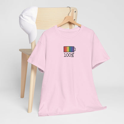 Gay Pride T-shirt - 100% Regenboog - Oversized #33