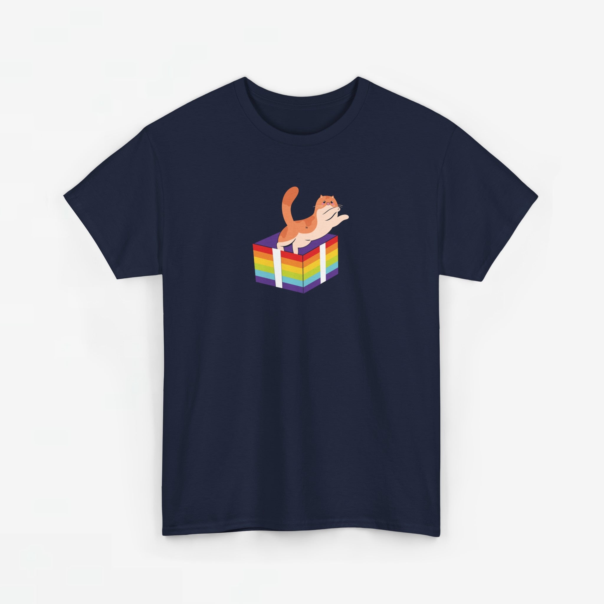 Gay Pride T-shirt - Kat Regenboog - Oversized #57