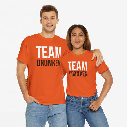 Team Dronken | Front Print | Koningsdag T-shirt | Oversized