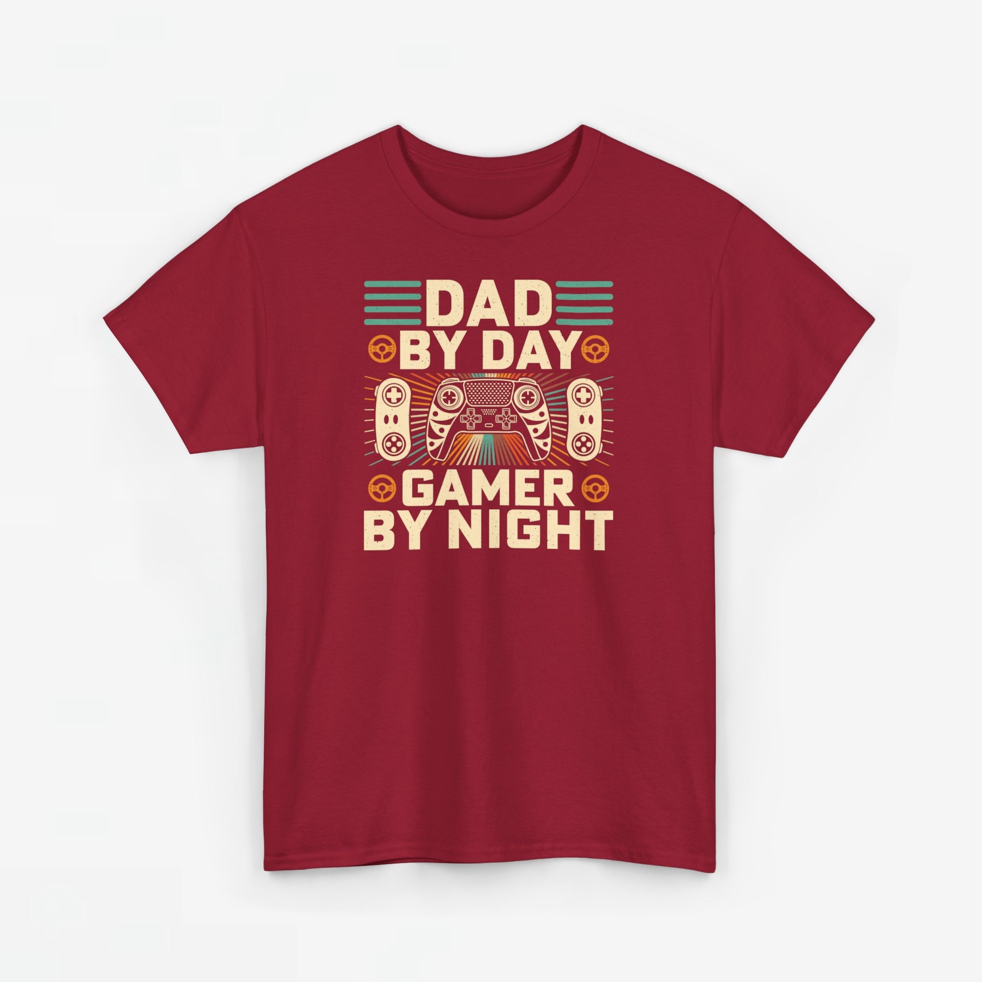 Vaderdag Papa Cadeau - T-shirt - Dad by Day, Gamer by Night - Oversized #6