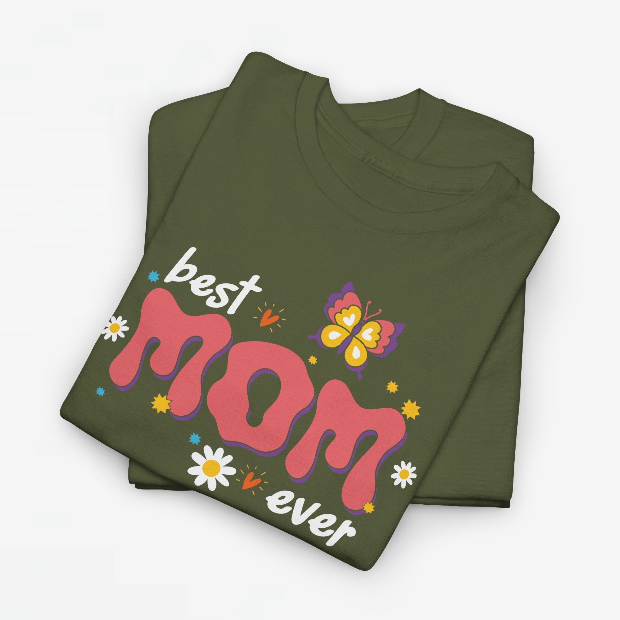 Moederdag Mama Cadeau - T-shirt - Best Mom Ever - Oversized - #39