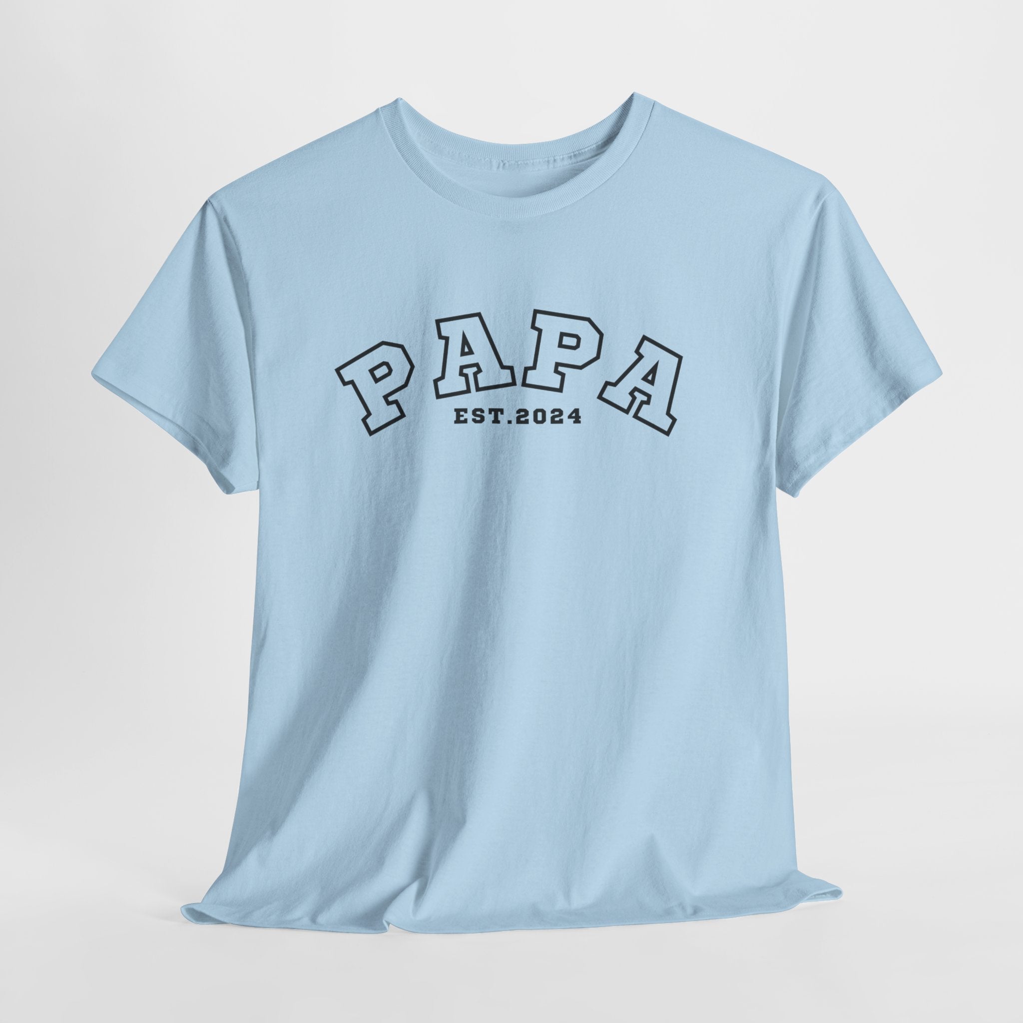 Gepersonaliseerde Vaderdag Papa Cadeau - T-shirt - Papa - EST [Jaar]
