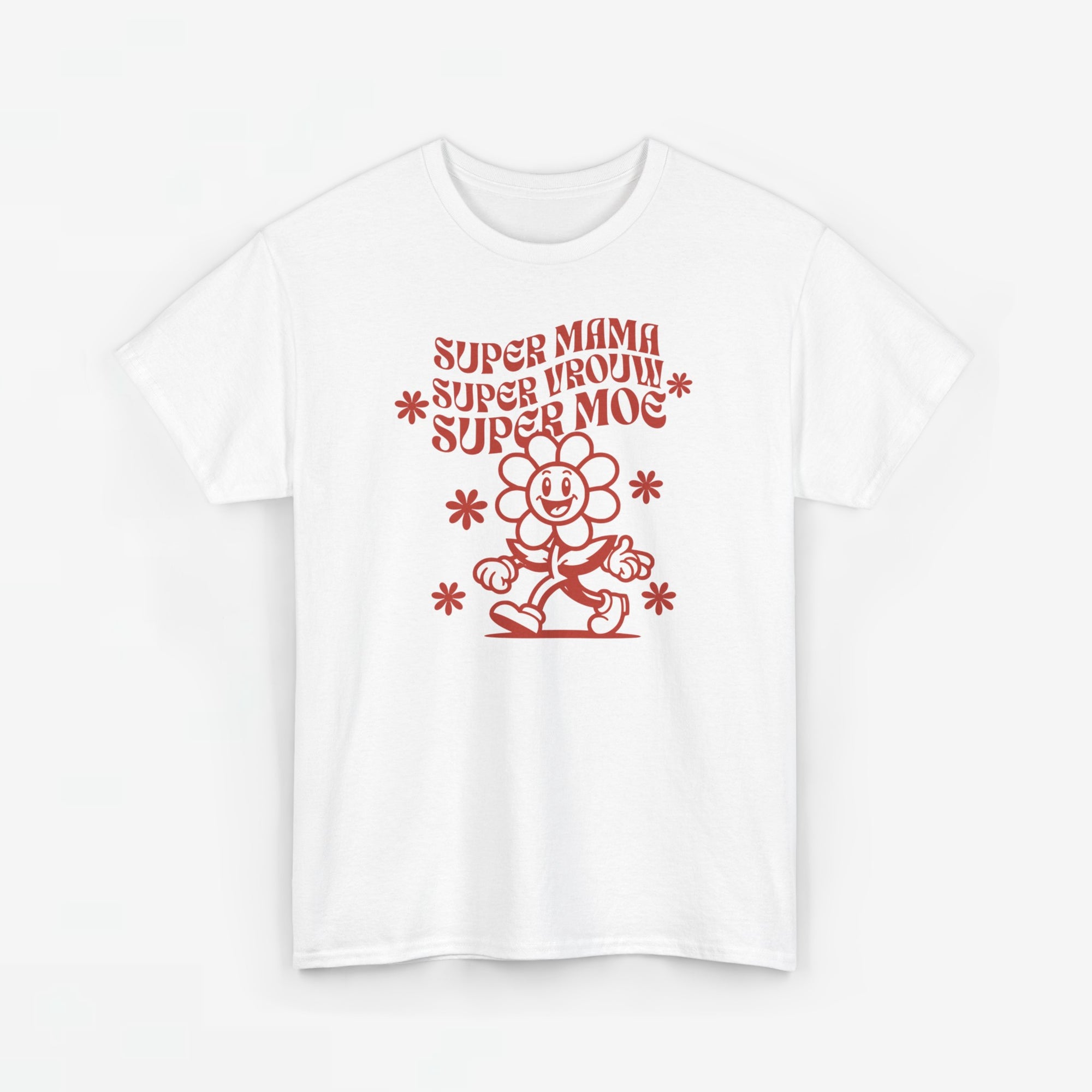 Moederdag Mama Cadeau - T-shirt - Super Mama, Super Vrouw, Super Moe - Oversized - #84