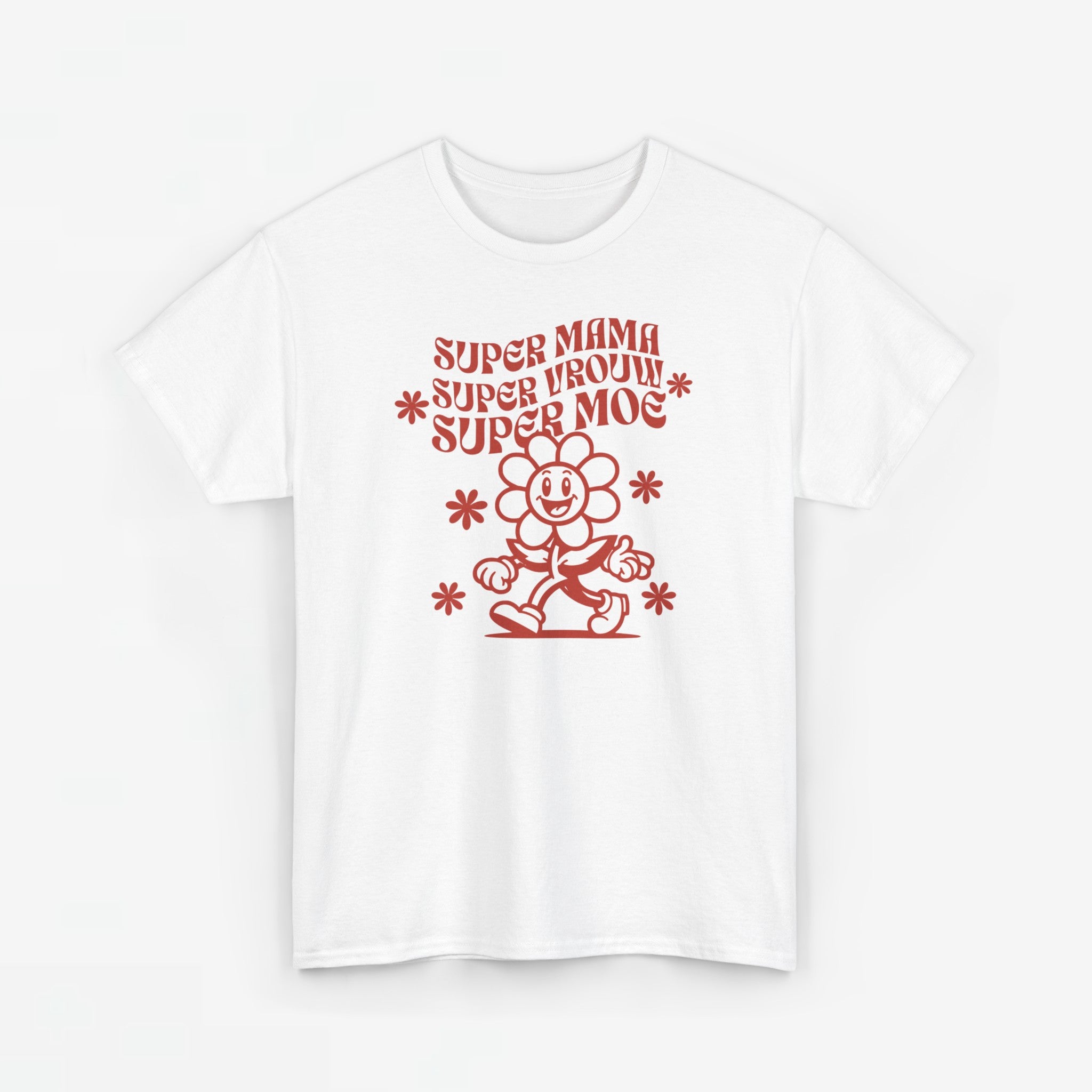 Moederdag Mama Cadeau - T-shirt - Super Mama, Super Vrouw, Super Moe - Oversized - #84