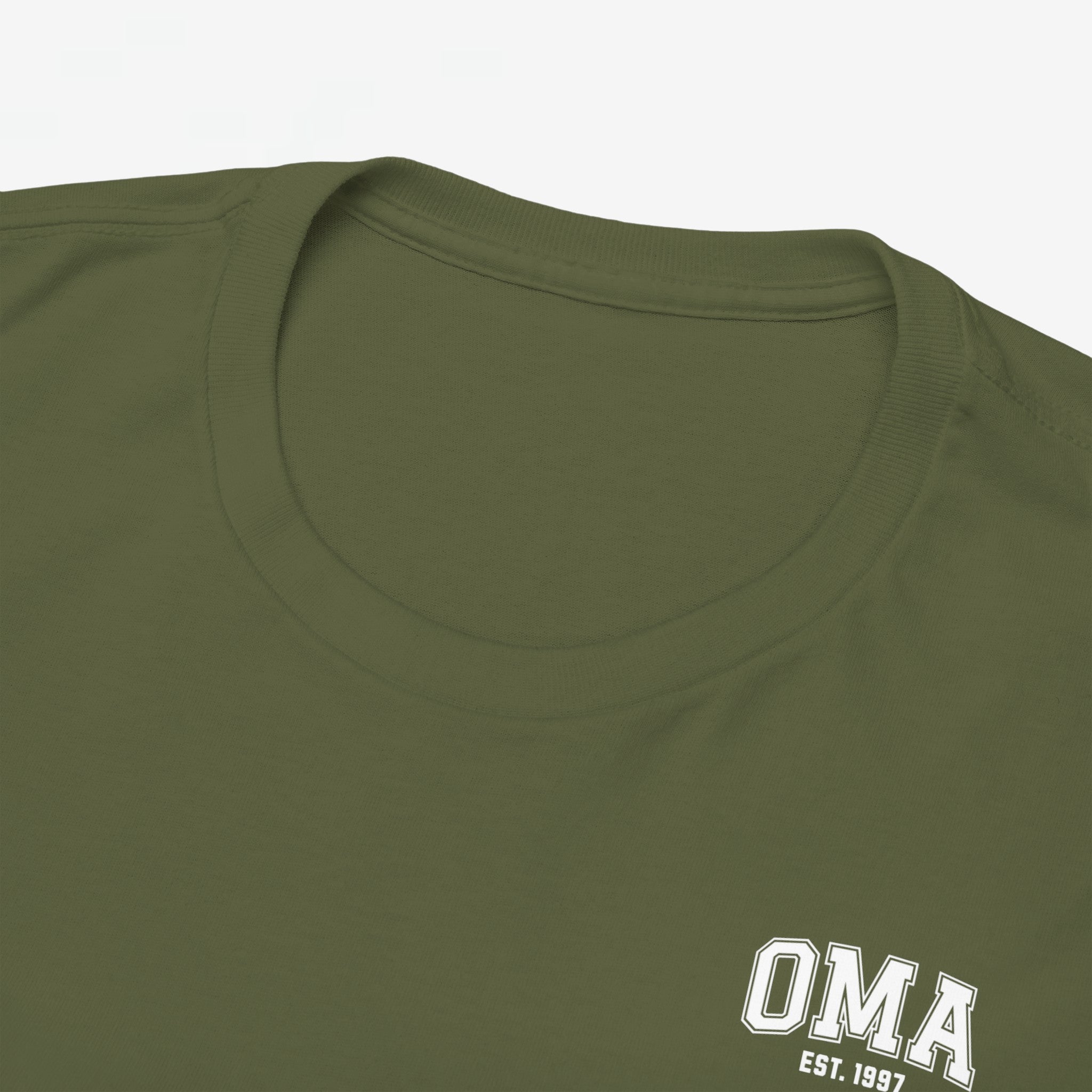Gepersonaliseerde Moederdag Mama Cadeau - T-shirt - OMA kleine print - EST [Jaar]