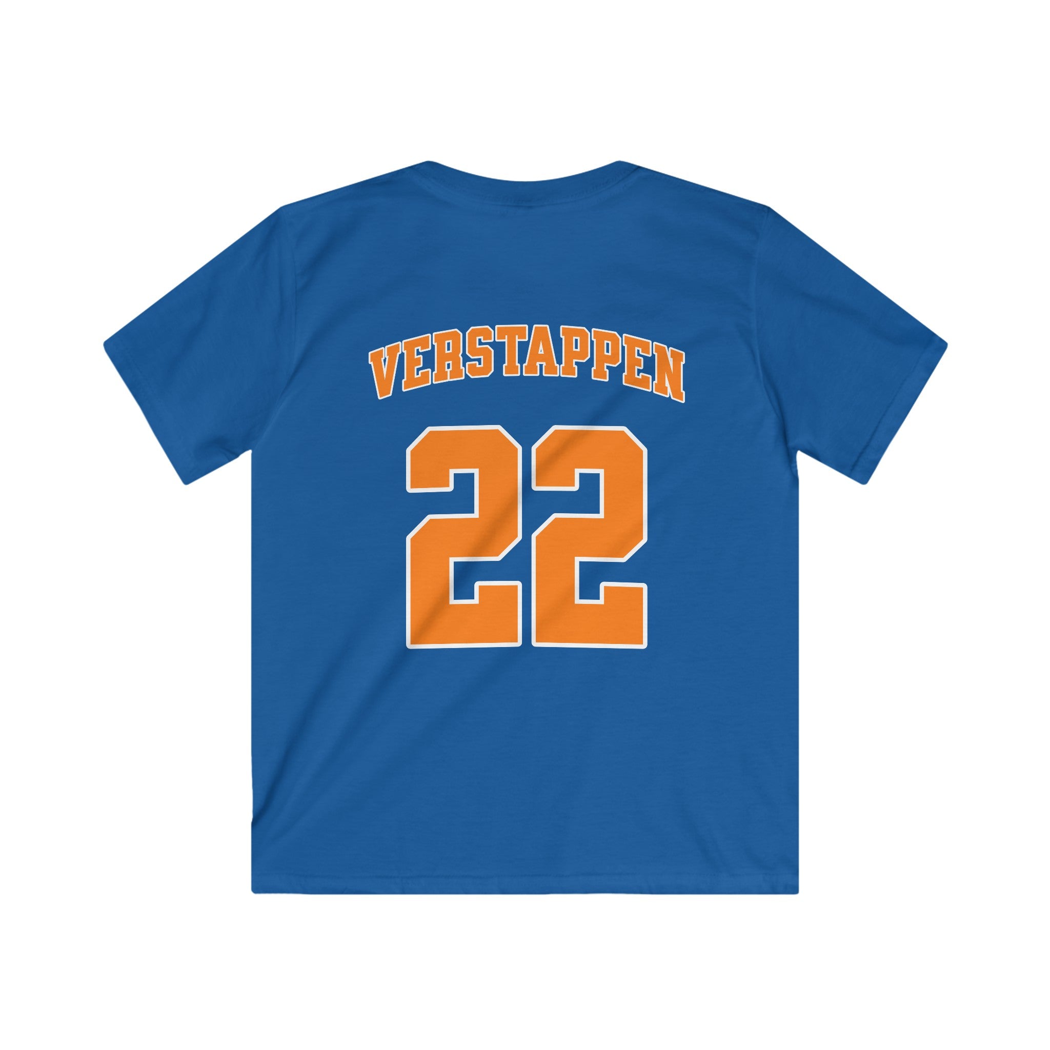 Kind Voetbal T-shirt - EK, WK en Koningsdag Kinderkleding- Personaliseer met Naam & Rugnummer - HOLLAND met Leeuw