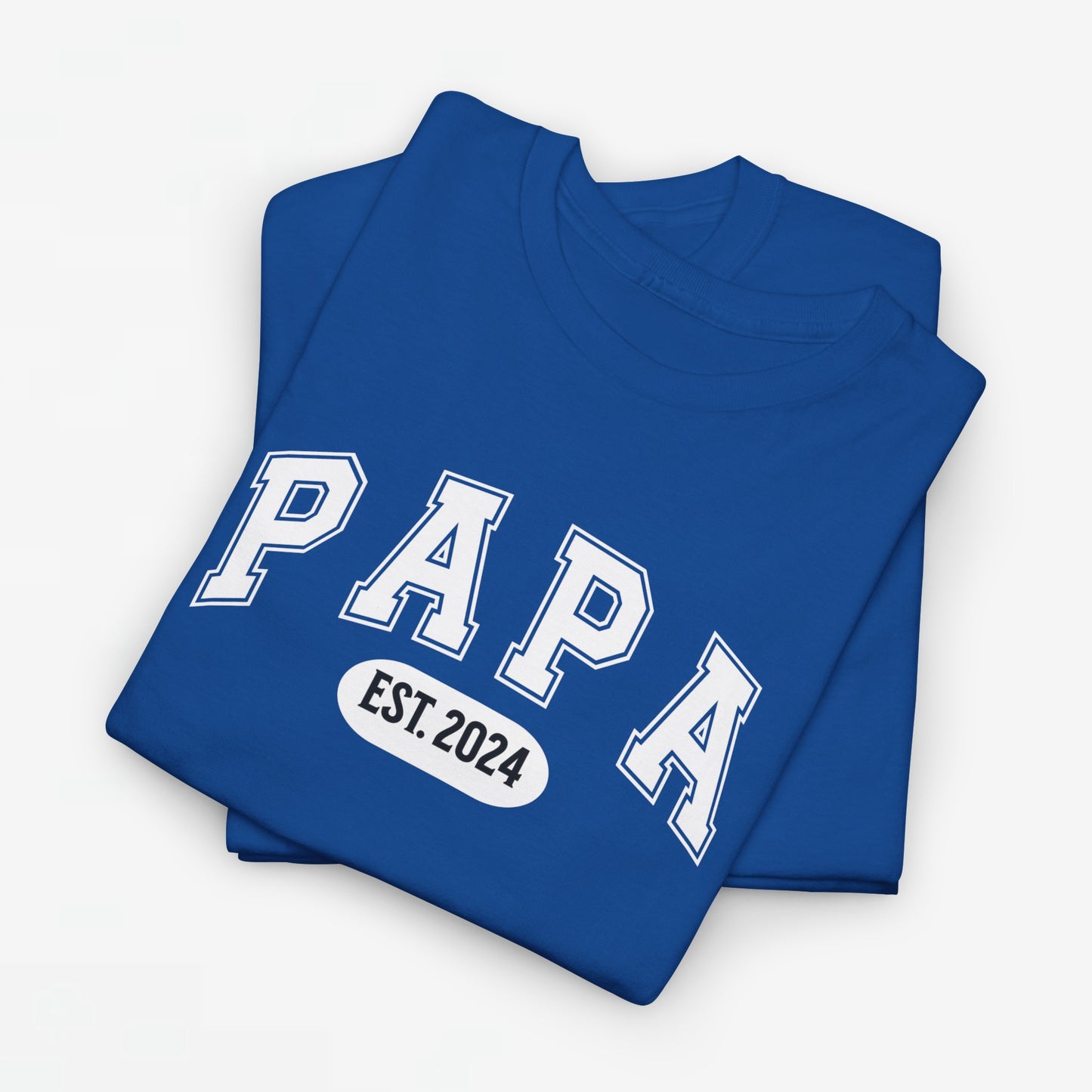 Gepersonaliseerde Vaderdag Papa Cadeau - T-shirt - Papa - EST [Jaar]