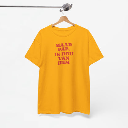 Gay Pride T-shirt -  Maar Pap, Ik Hou Van Hem - Oversized Tee