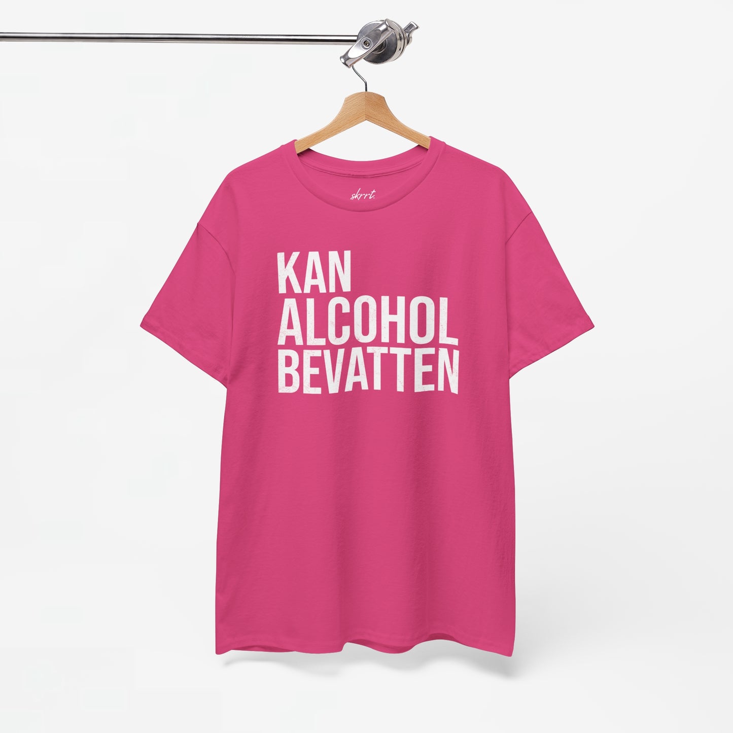 Kan Alcohol Bevatten | Front Print | Koningsdag T-shirt | Oversized