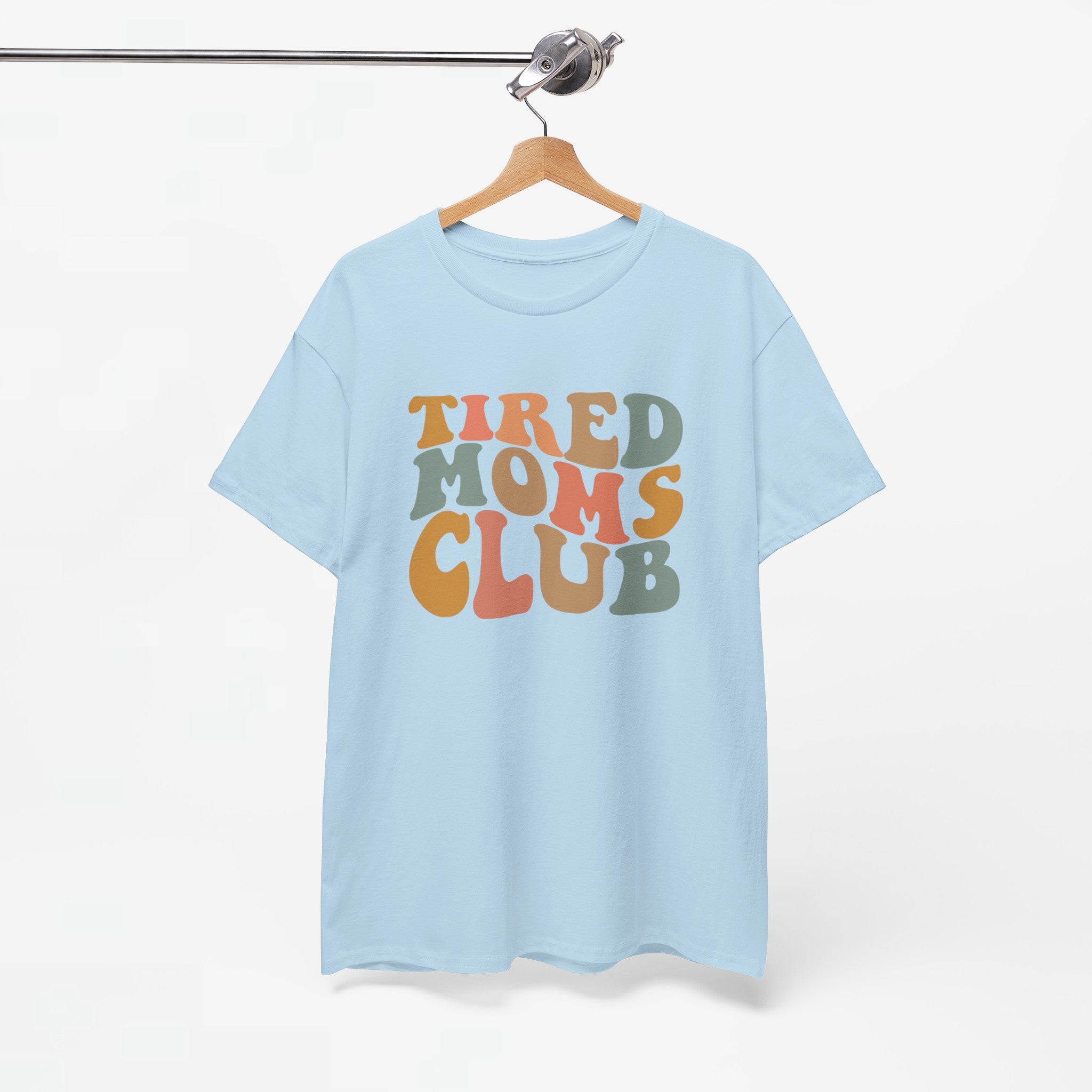 Moederdag Mama Cadeau - T-shirt - Tired Moms Club - Oversized - #67