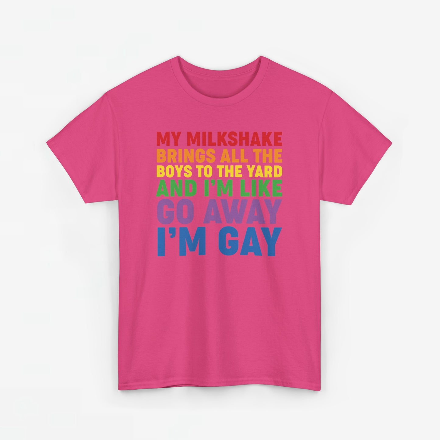 Gay Pride T-shirt - Go Away I'm Gay - Oversized #45