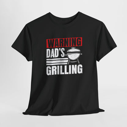 Vaderdag Papa Cadeau - T-shirt - Warning, Dad's Grilling - Oversized #25