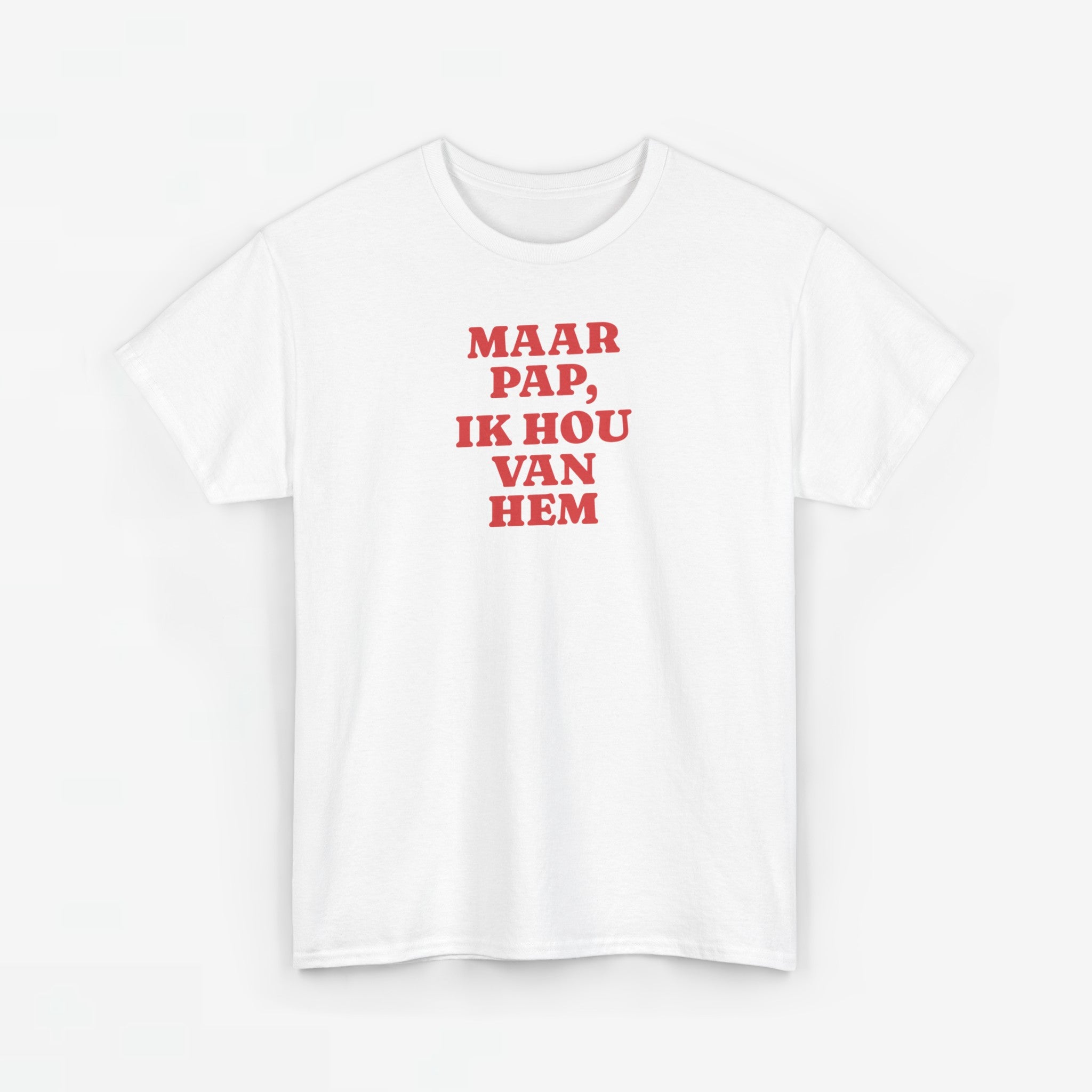 Gay Pride T-shirt -  Maar Pap, Ik Hou Van Hem - Oversized Tee