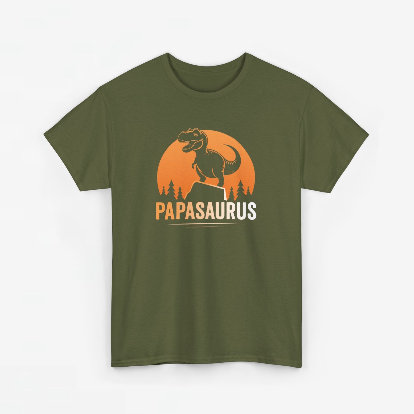 Vaderdag Papa Cadeau - T-shirt - Papasaurus - Oversized #40