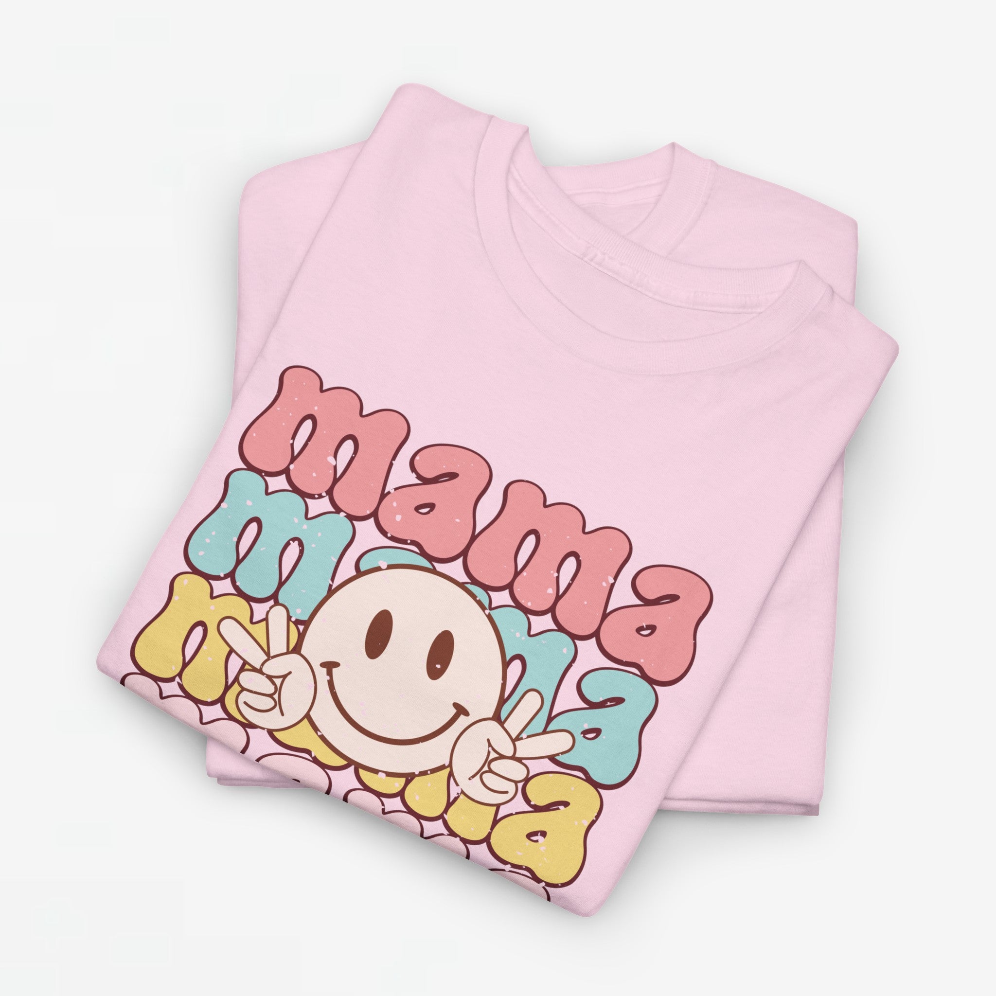 Moederdag Mama Cadeau - T-shirt - Happy Mama - Oversized - #53