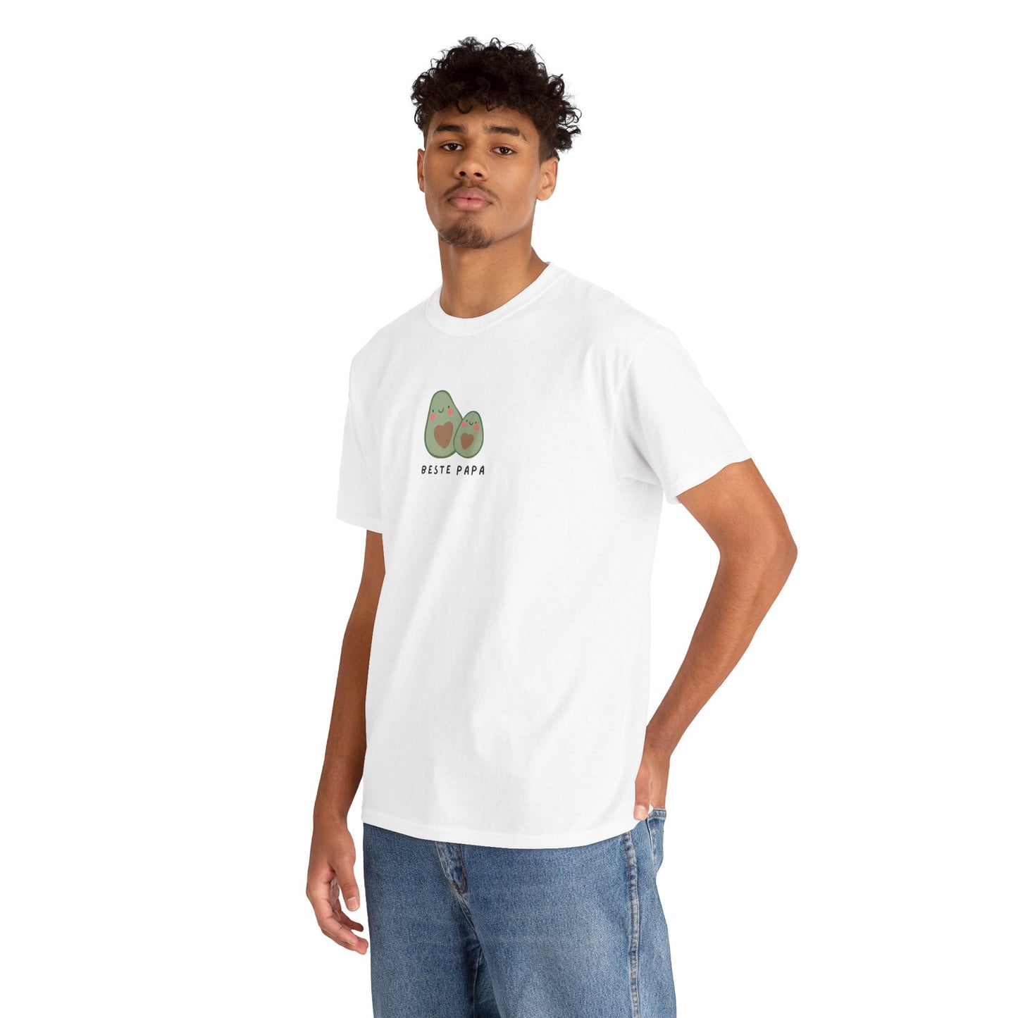 Vaderdag Papa Cadeau - T-shirt - Beste Papa Avocado - Oversized #62