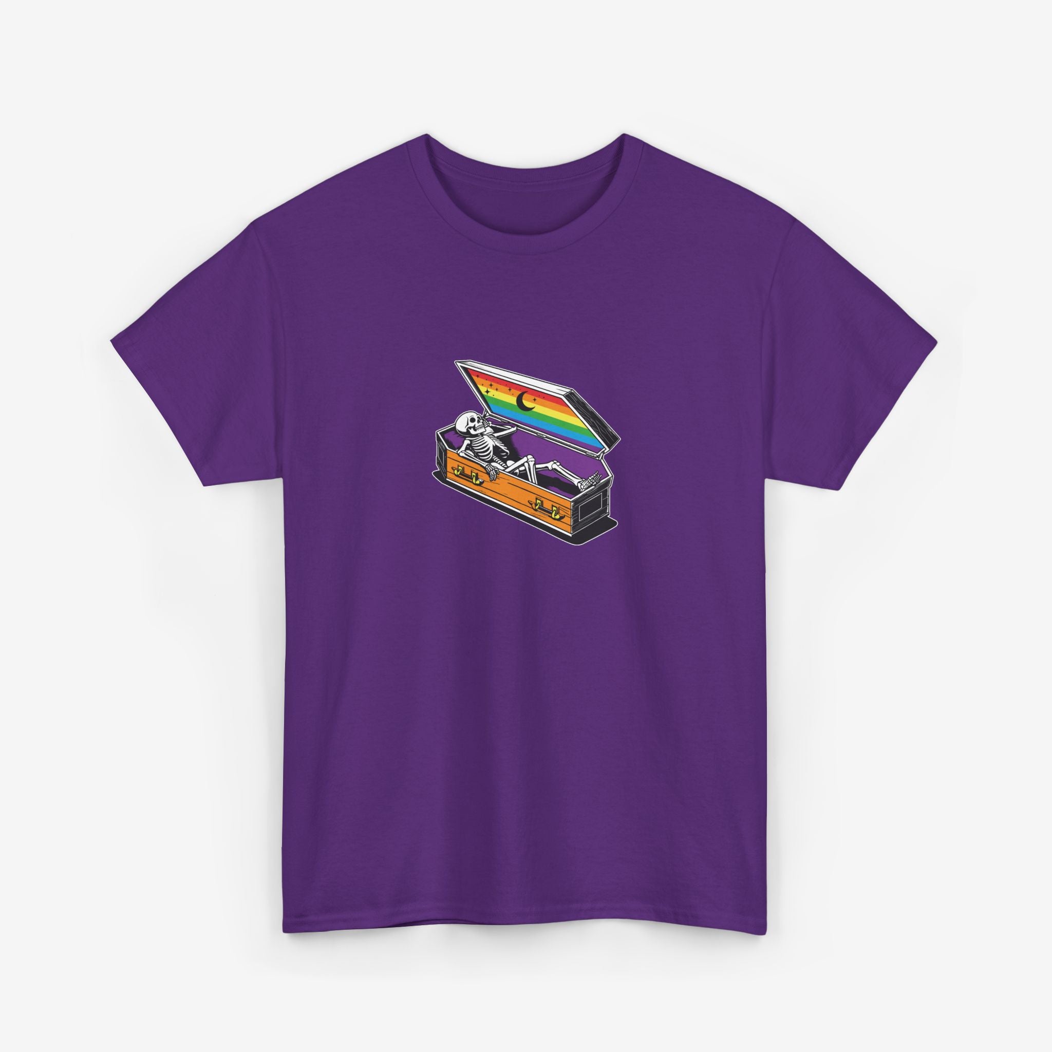 Gay Pride T-shirt - Skeleton Coffin | SkrrtShirt