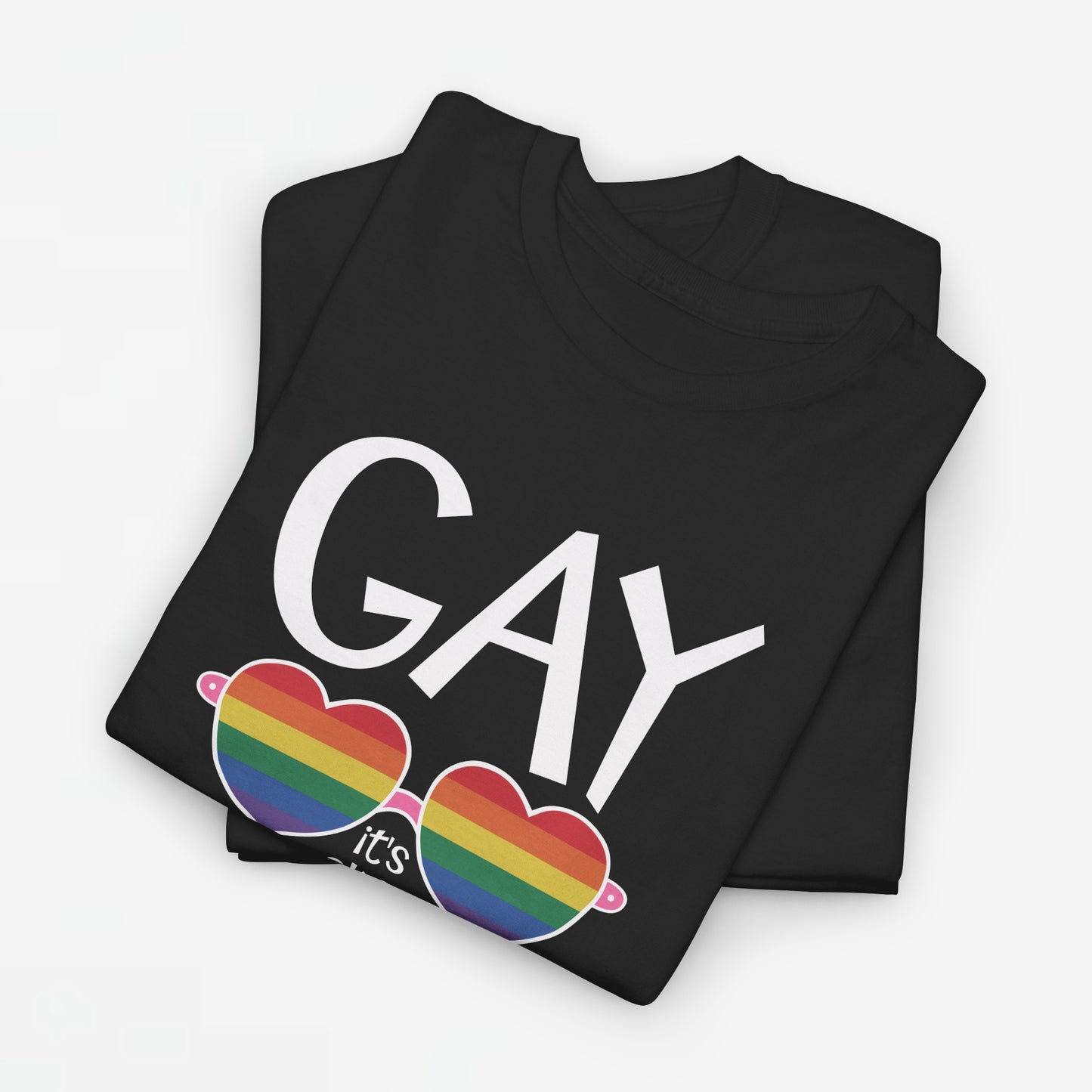 Gay Pride T-shirt - Gay It's Okay - Oversized #23