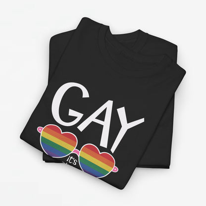 Gay Pride T-shirt - Gay It's Okay - Oversized #23