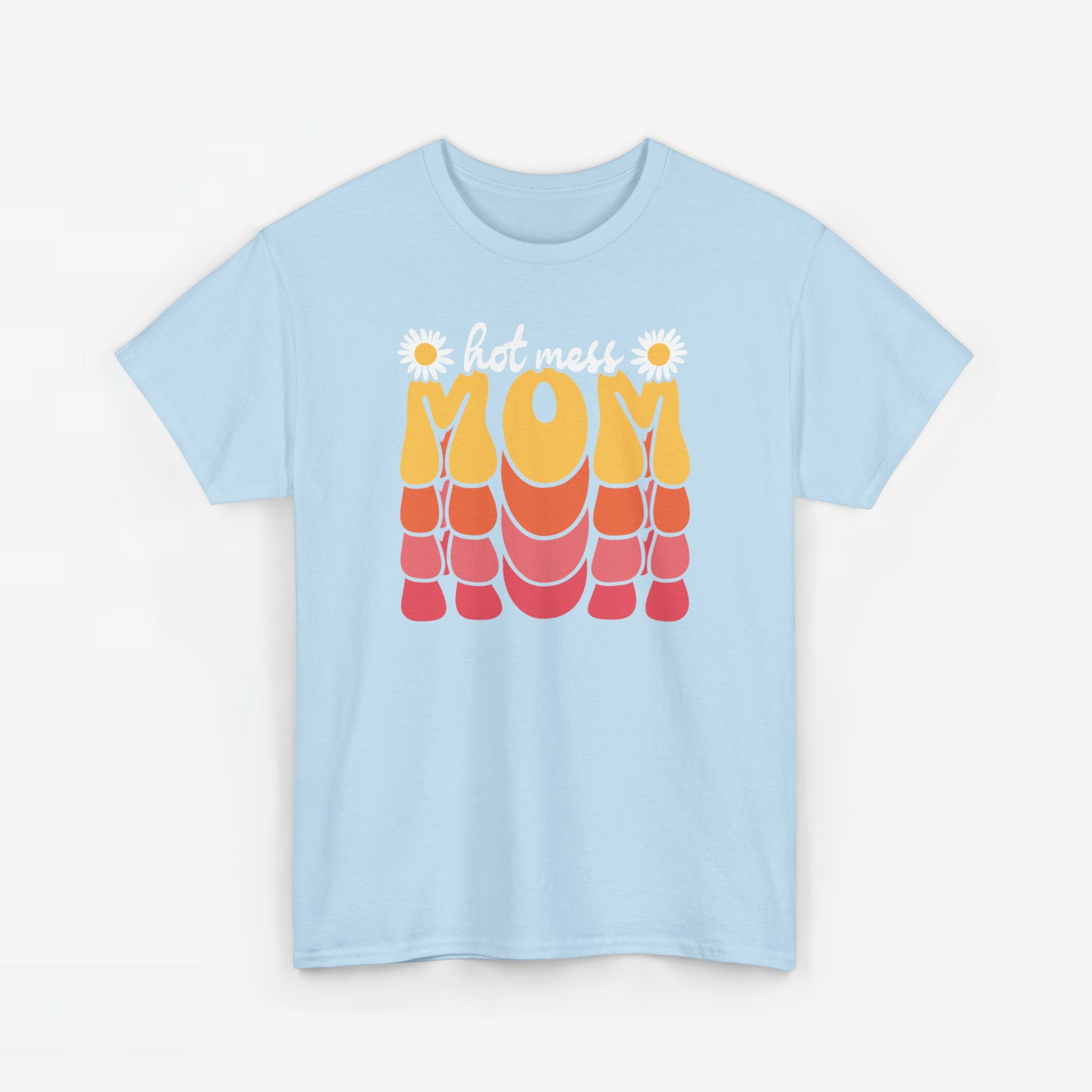 Moederdag Mama Cadeau - T-shirt - Hot Mess Mom - Oversized - #31