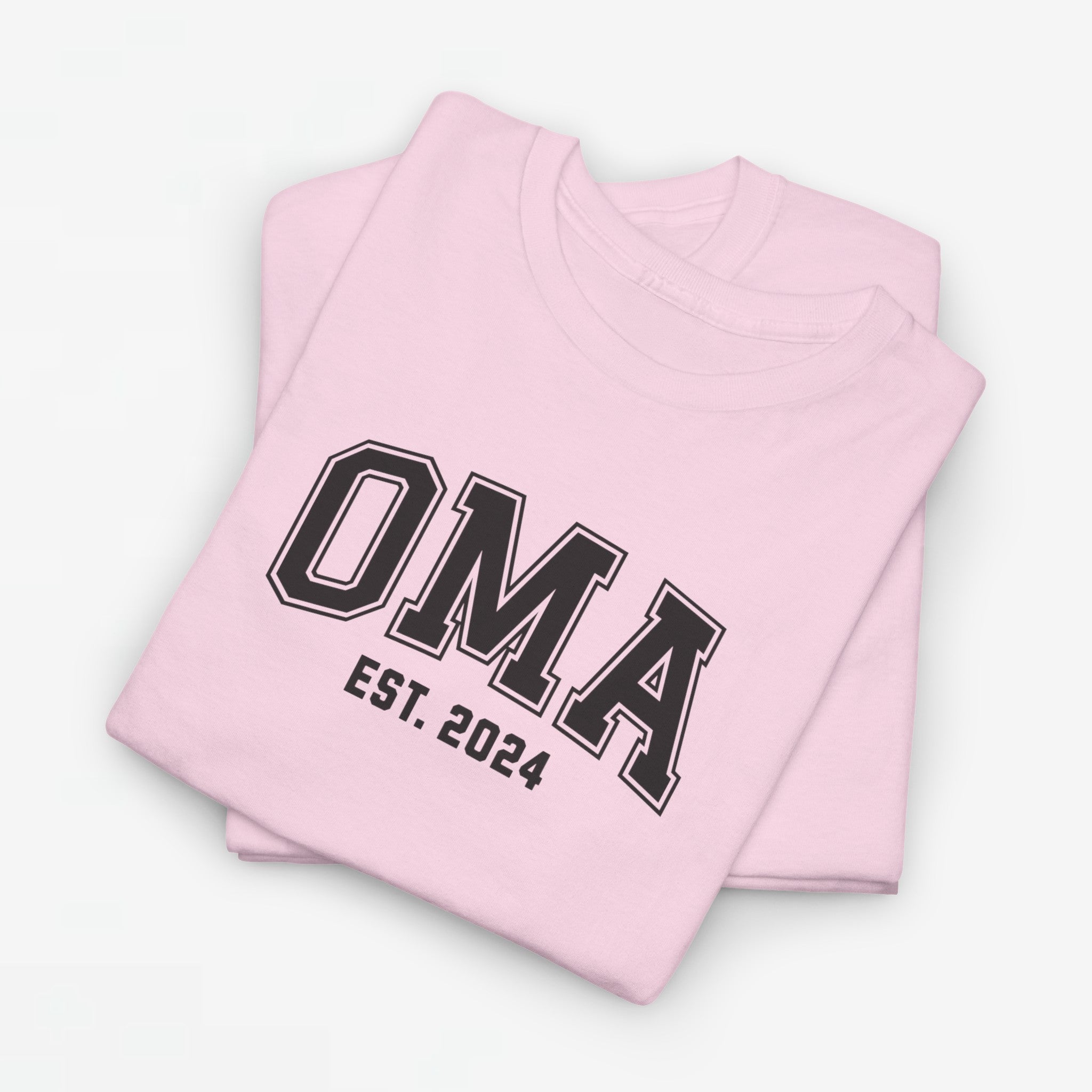 Gepersonaliseerde Moederdag Mama Cadeau - T-shirt - OMA - EST [Jaar]