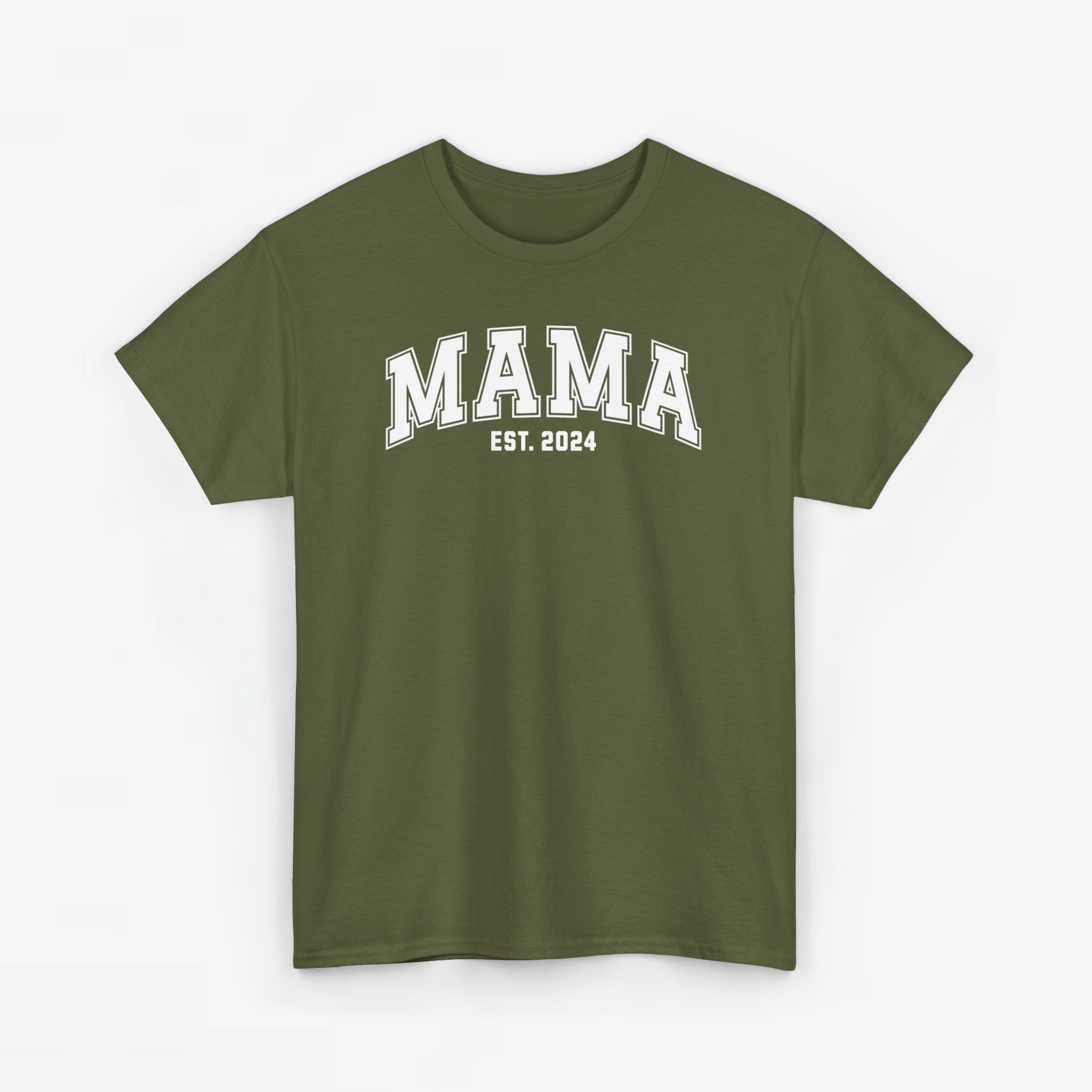 Gepersonaliseerde Moederdag Mama Cadeau - T-shirt - MAMA - EST [Jaar]