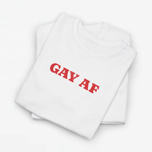 Gay Pride T-shirt -  Gay AF - Oversized Tee