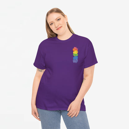 Gay Pride T-shirt - Katten Regenboog - Oversized #39