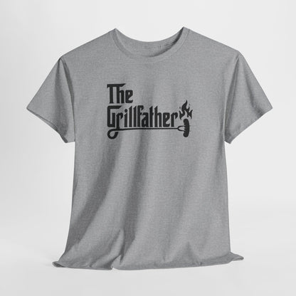 Vaderdag Papa Cadeau - T-shirt - The Grillfather (zwarte tekst) Oversized #2