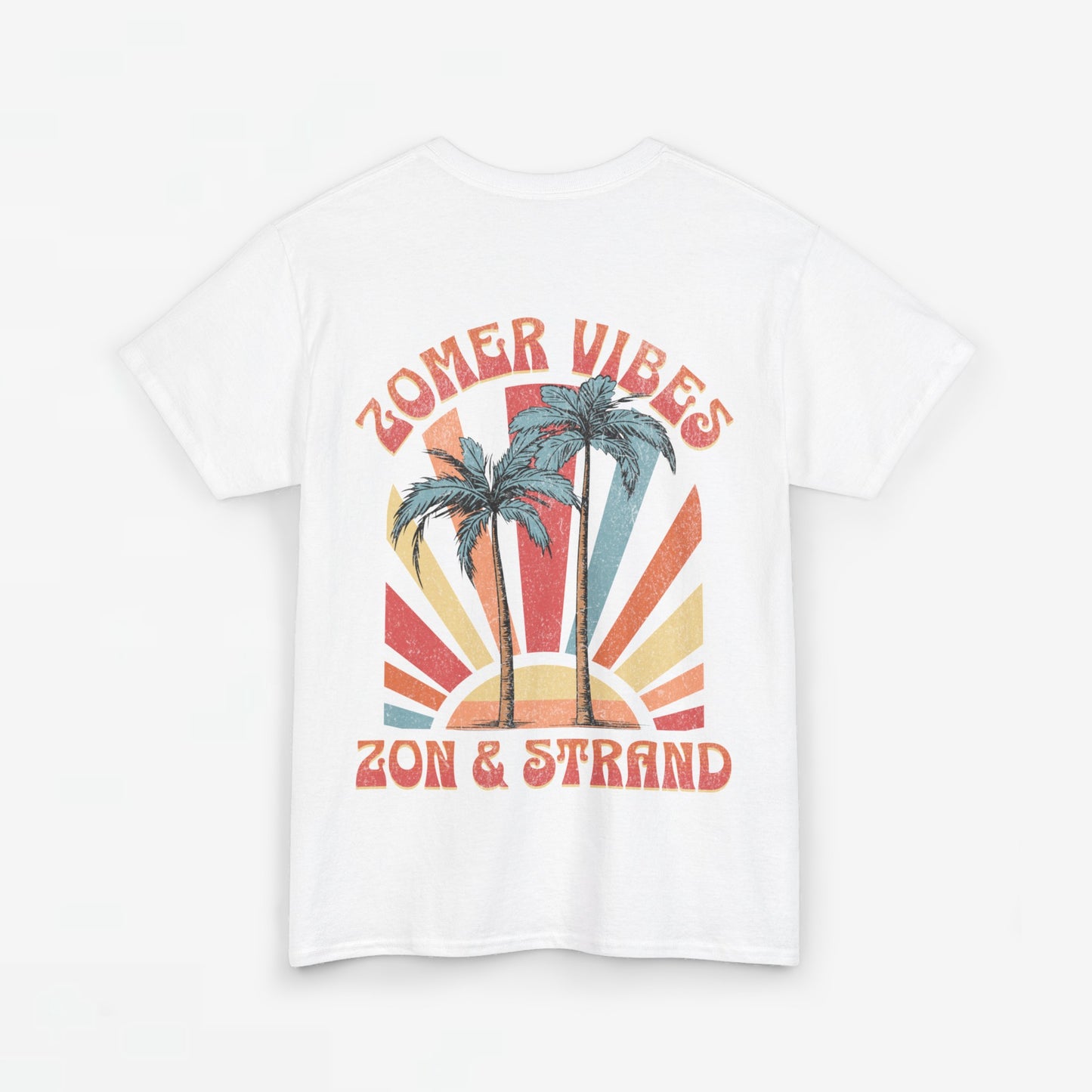 Zomer T-shirt voor Dames - Skrrtshirt Zomervakantie Oversized Tee #9 - Zon & Strand