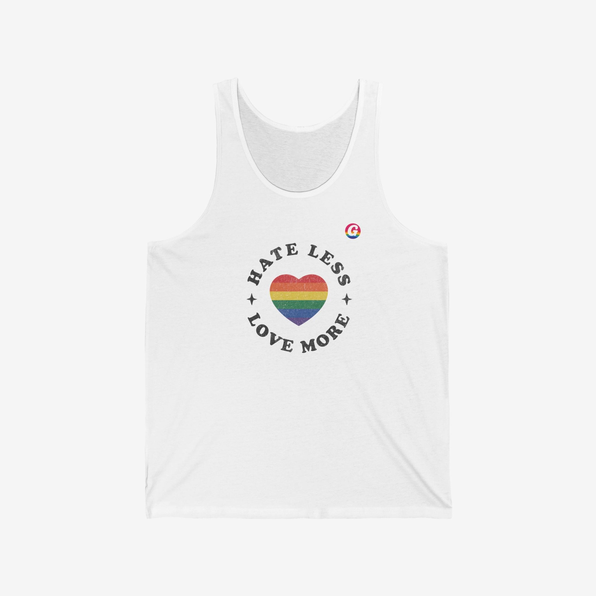 Hate Less Love More T-Shirt – GayGranCanarias Collab | SkrrtShirt