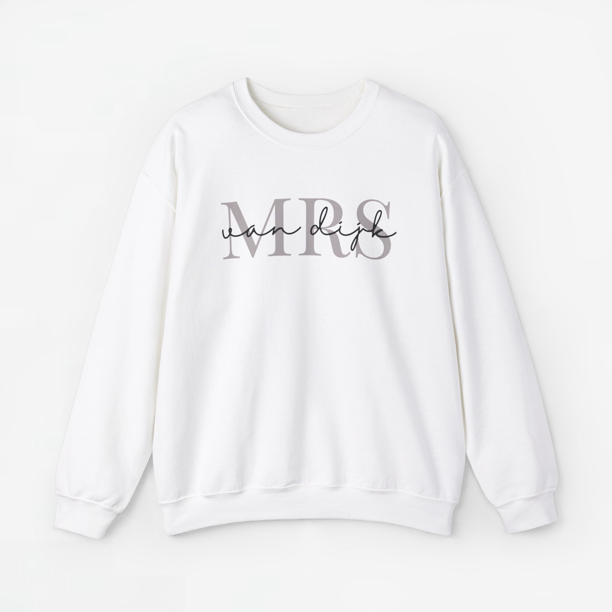 Gepersonaliseerde Bruiloft en trouwdag truien cadeau - MR & MRS Koppel Huwelijksreis truien met Achternaam #6
