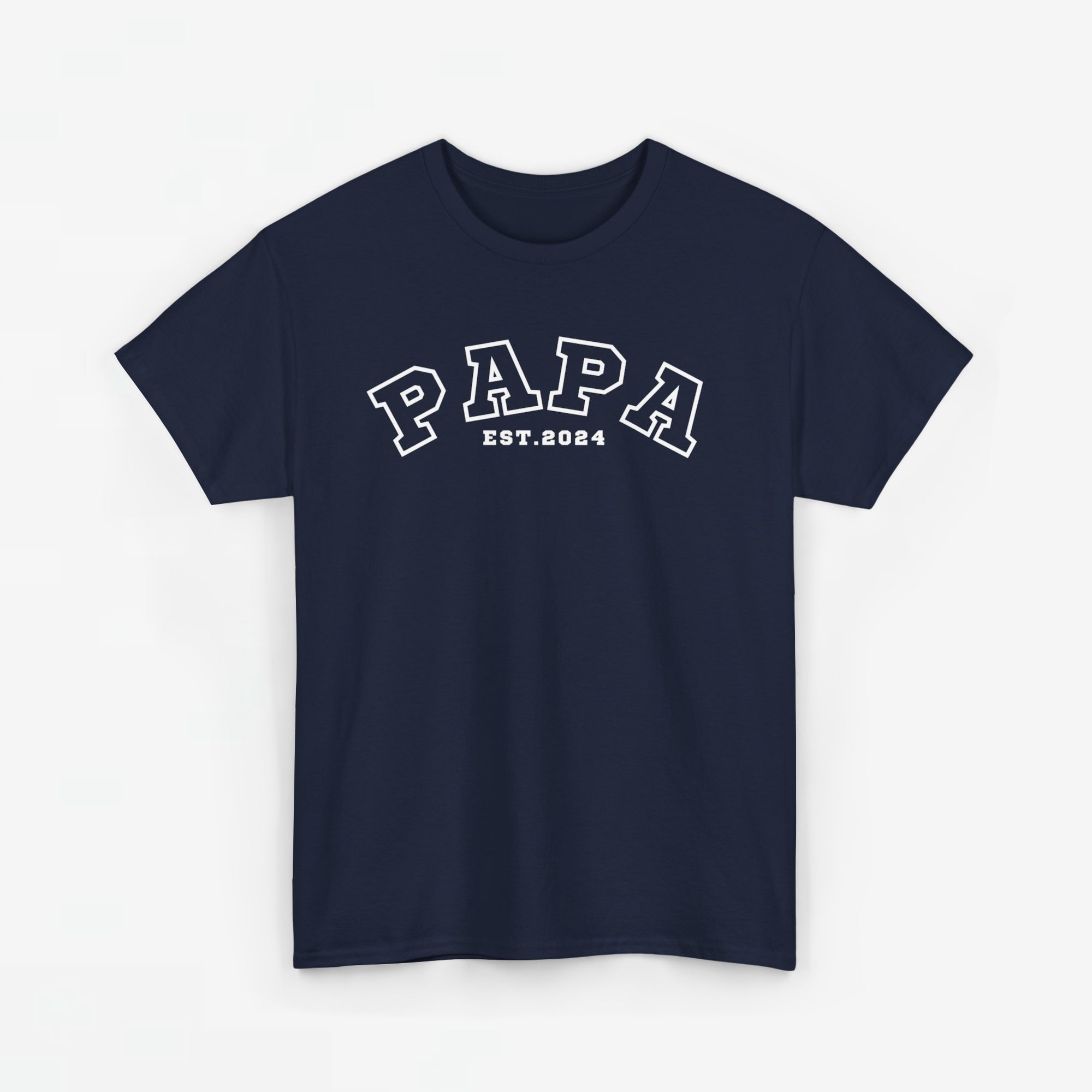 Gepersonaliseerde Vaderdag Papa Cadeau - T-shirt - Papa - EST [Jaar]