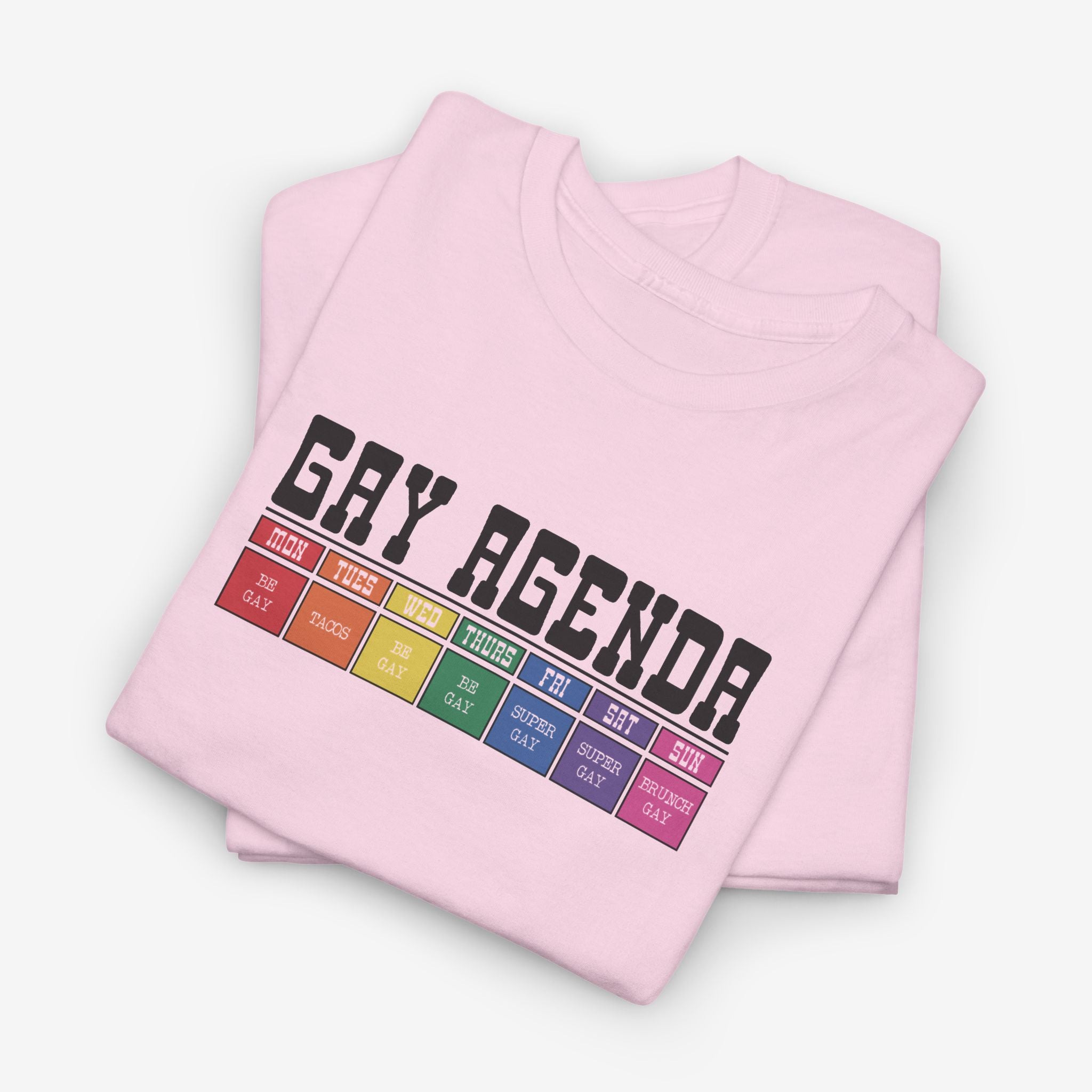 Gay Pride T-shirt - Gay Agenda | SkrrtShirt