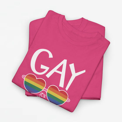 Gay Pride T-shirt - Gay It's Okay - Oversized #23