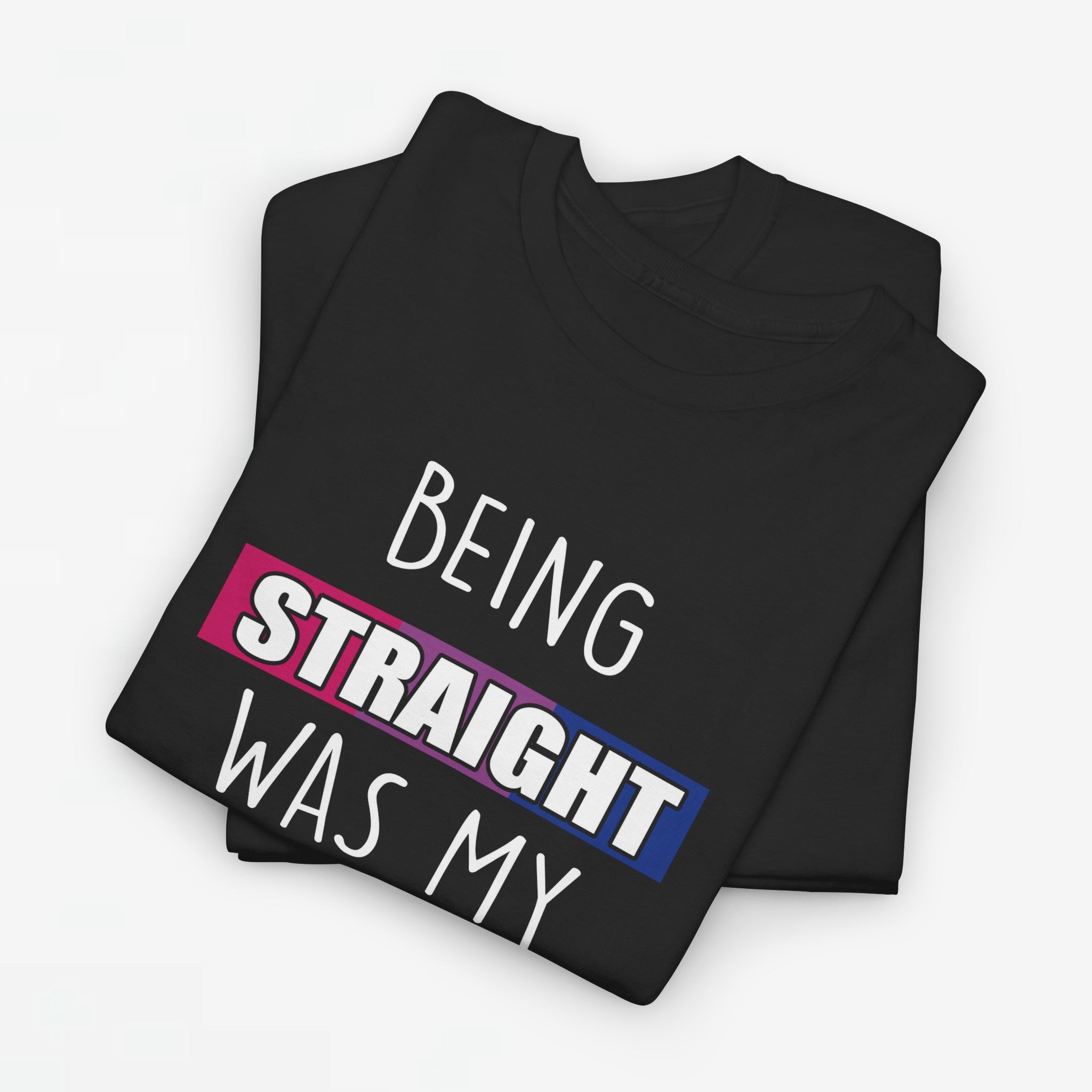 Gay Pride T-shirt - Being Straight Was My Phase - Oversized #61