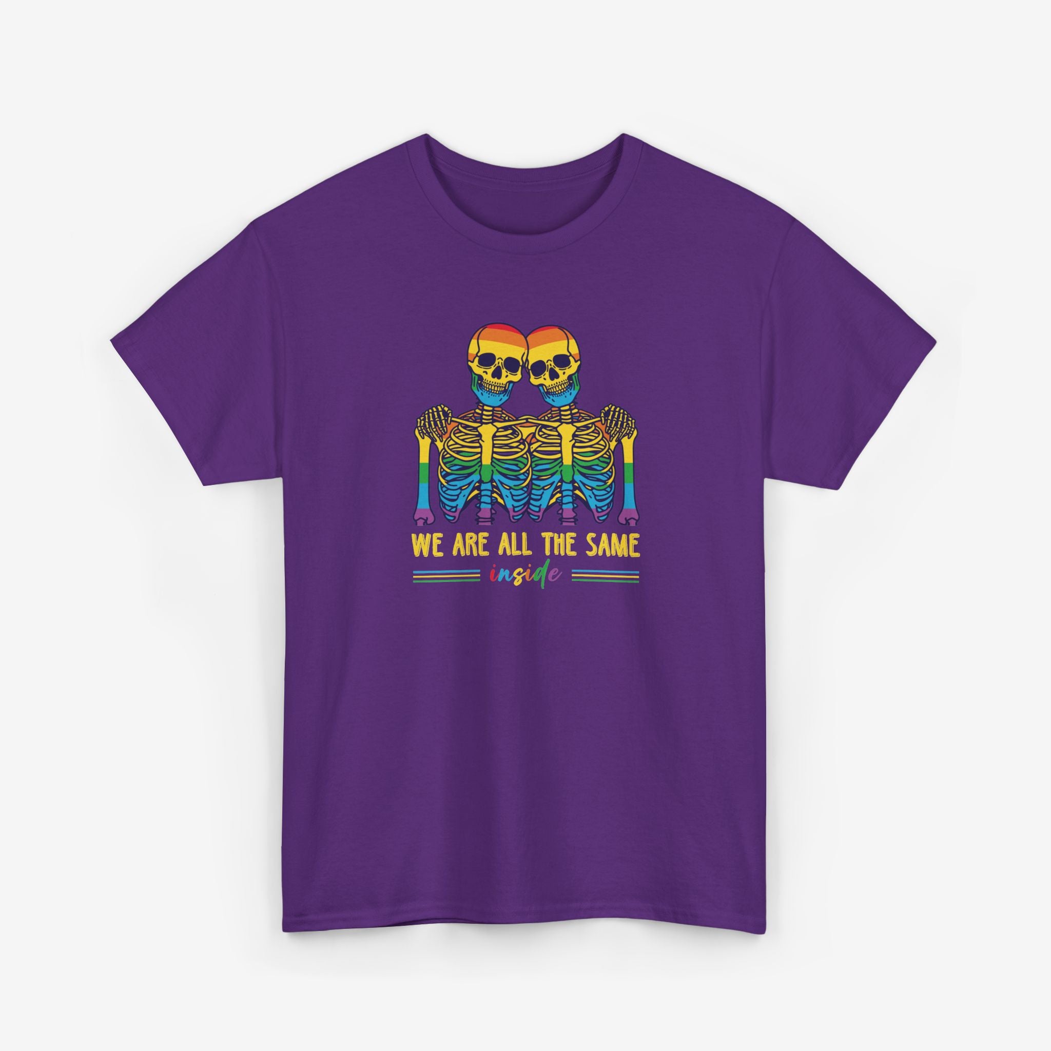 Gay Pride T-shirt - Skelet We Are All The Same | SkrrtShirt
