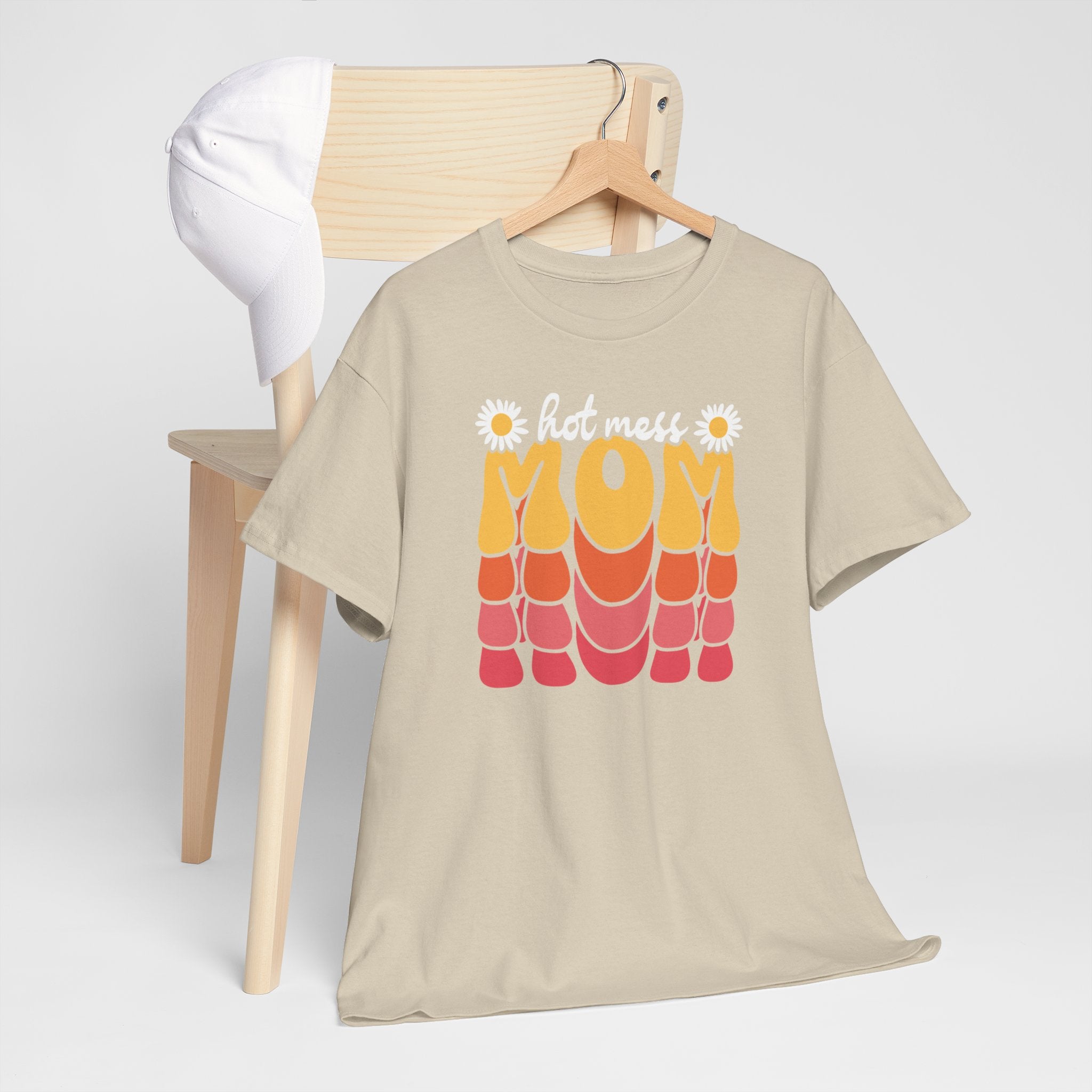 Moederdag Mama Cadeau - T-shirt - Hot Mess Mom - Oversized - #31